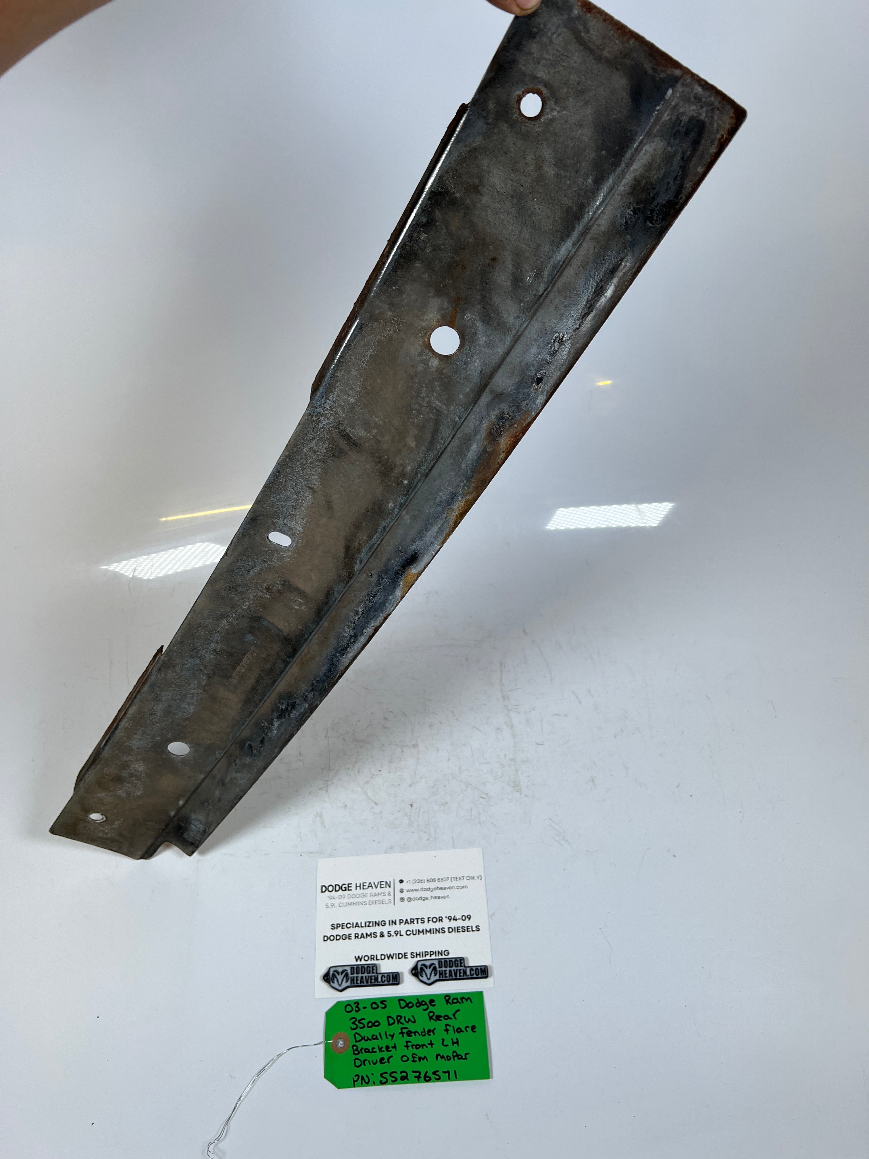 2003-2005 Dodge Ram 3500 Dually Fender Flare Bracket Front LH