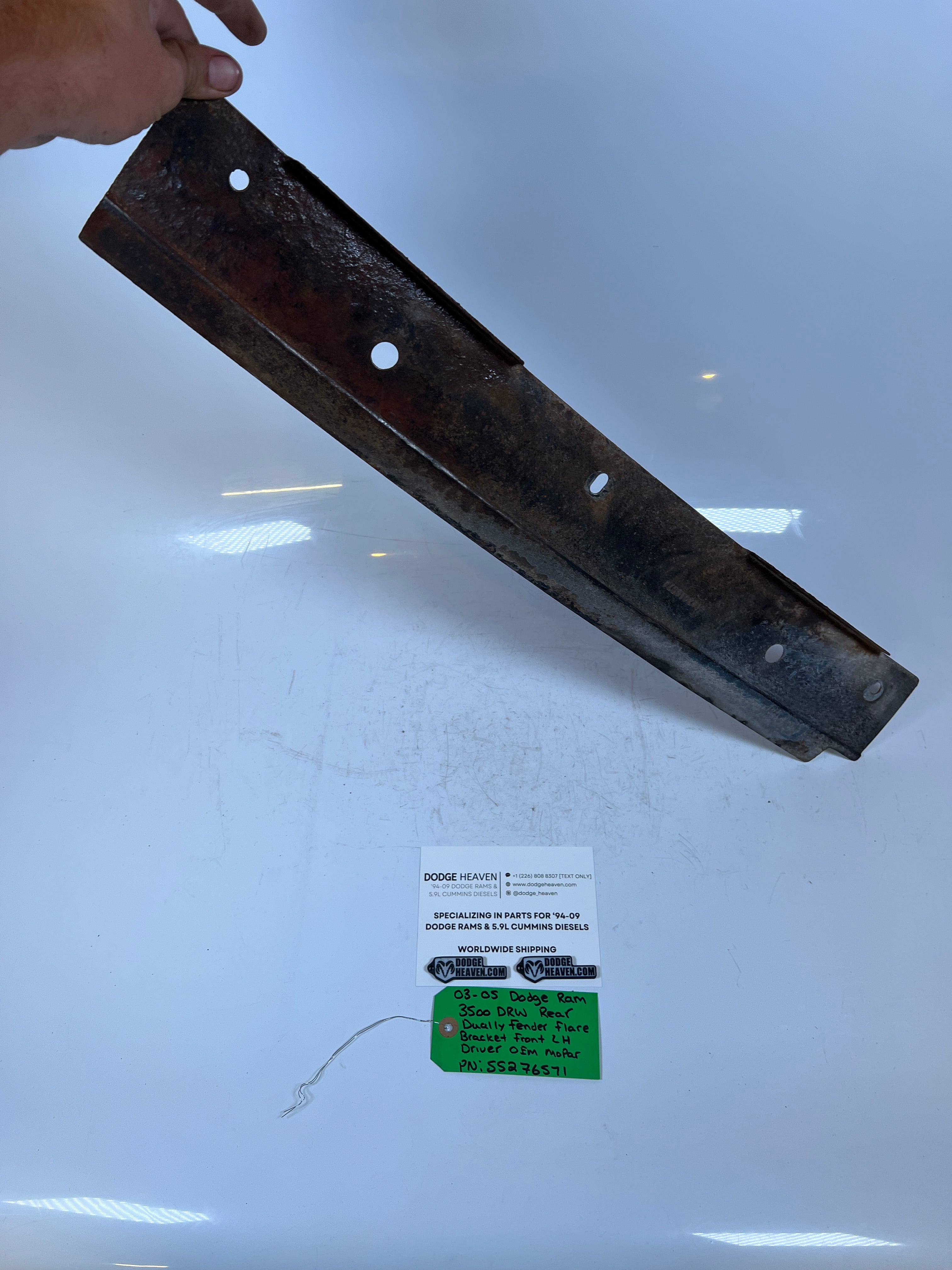 2003-2005 Dodge Ram 3500 Dually Fender Flare Bracket Front LH
