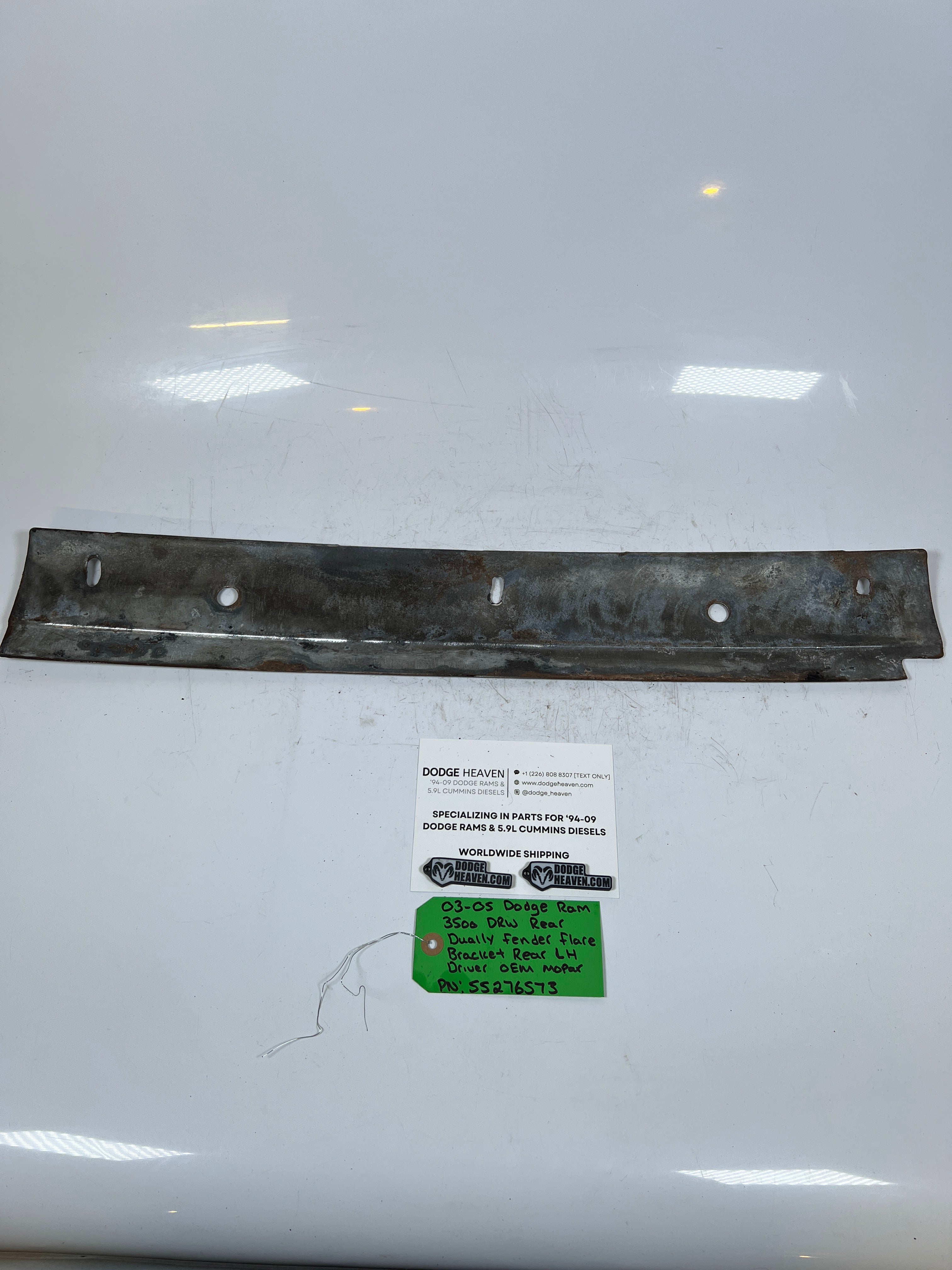 2003-2005 Dodge Ram 3500 Dually Fender Flare Bracket Rear LH