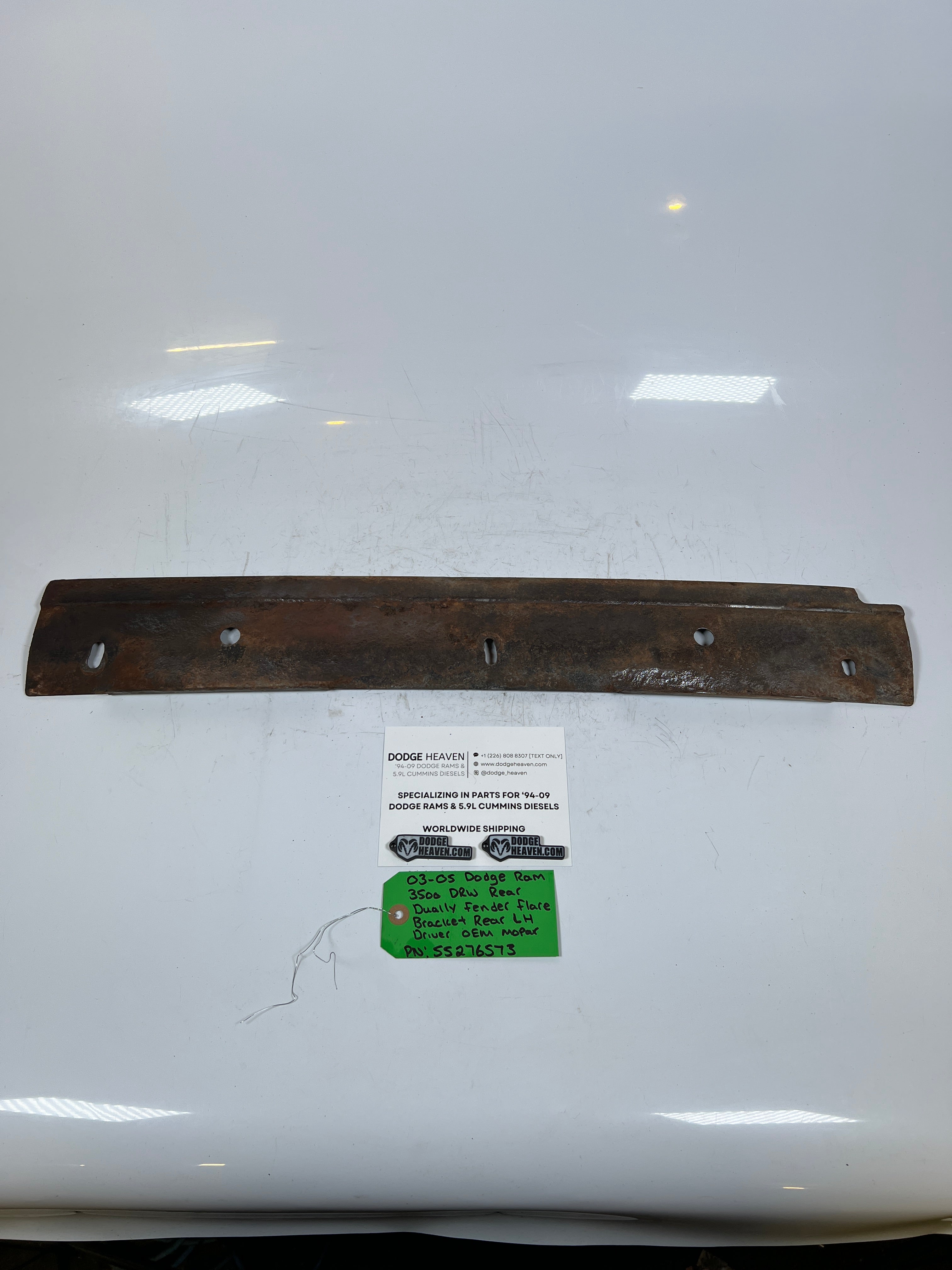 2003-2005 Dodge Ram 3500 Dually Fender Flare Bracket Rear LH