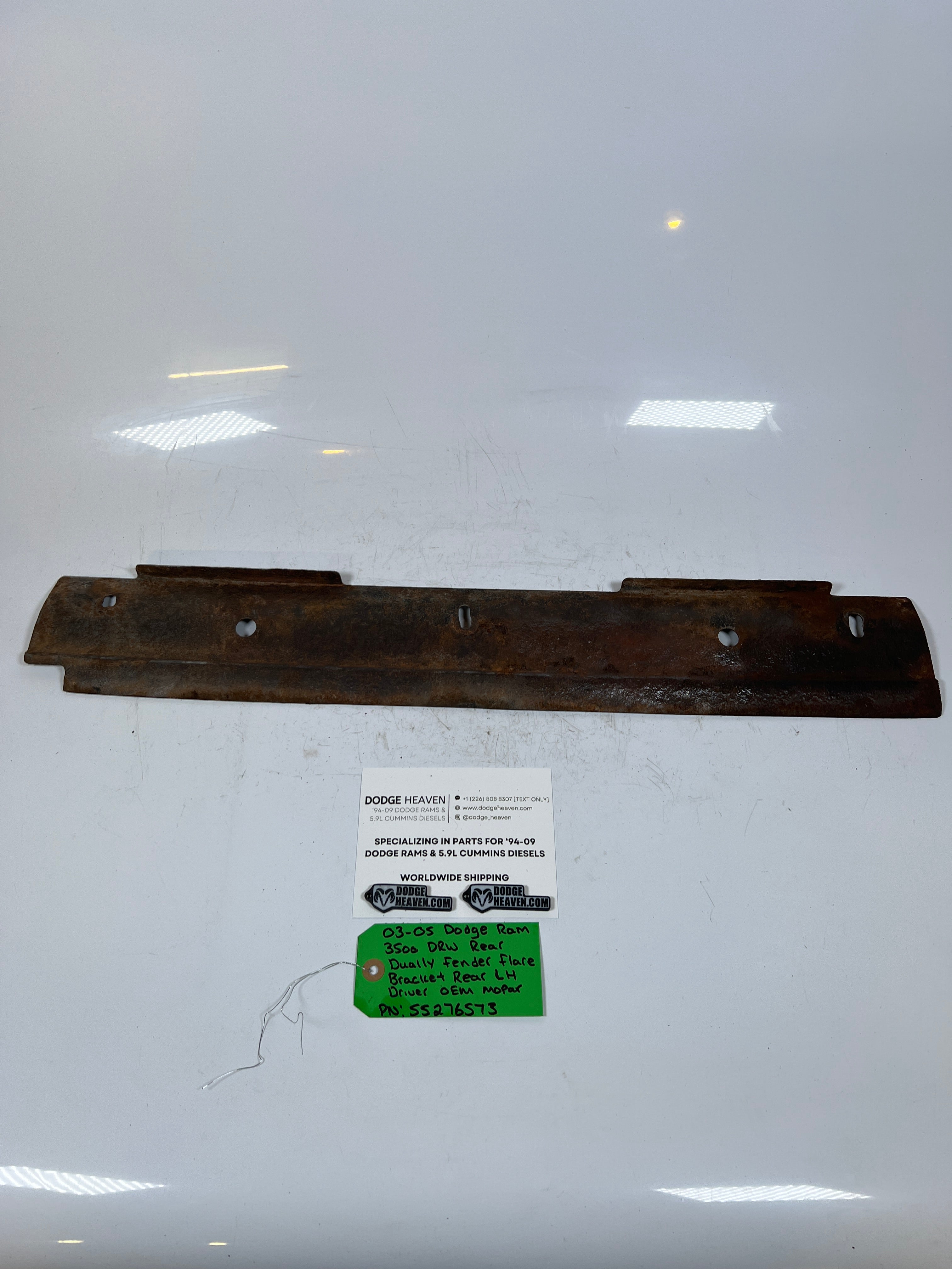 2003-2005 Dodge Ram 3500 Dually Fender Flare Bracket Rear LH