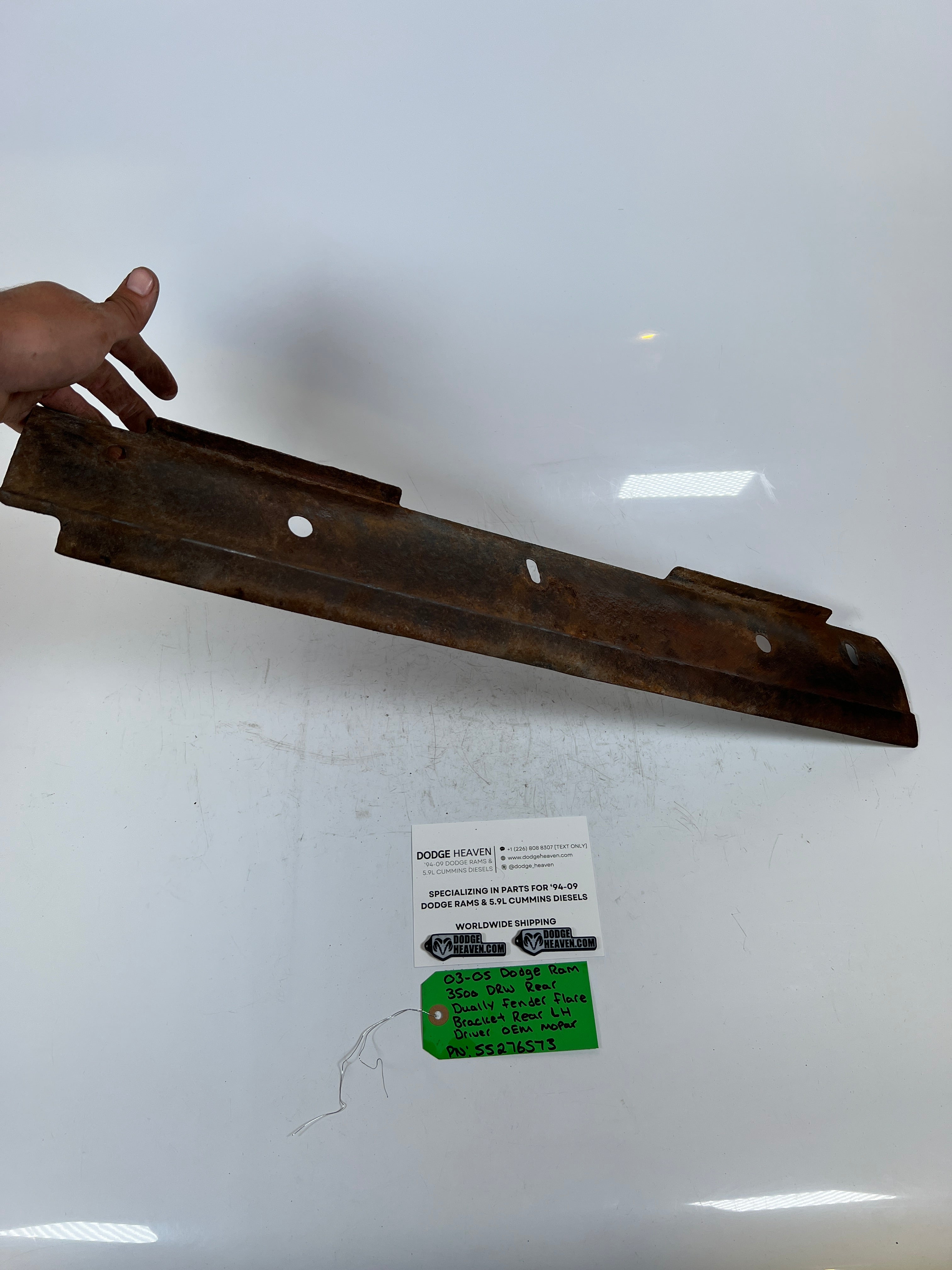 2003-2005 Dodge Ram 3500 Dually Fender Flare Bracket Rear LH