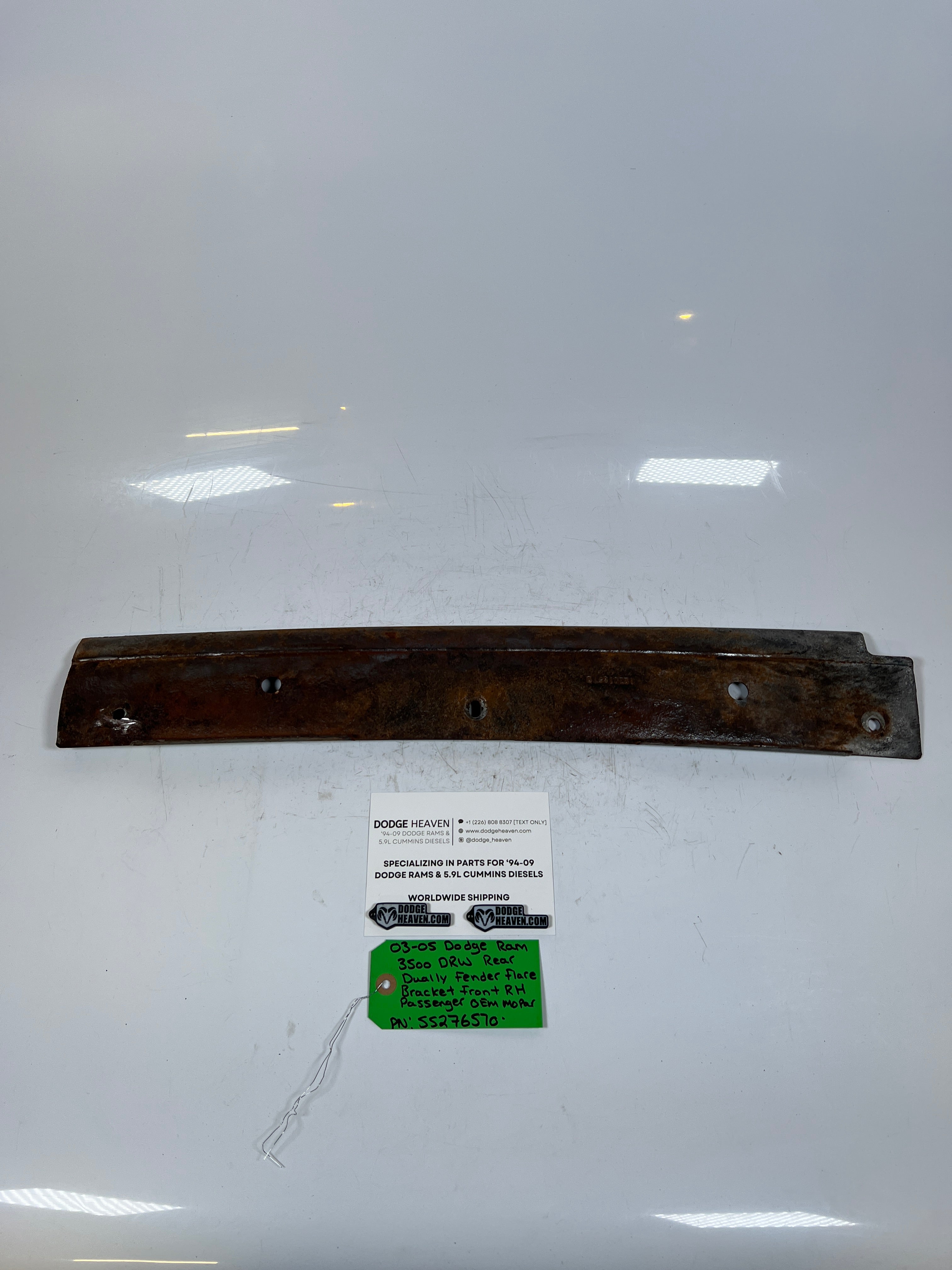 2003-2005 Dodge Ram 3500 Dually Fender Flare Bracket Front RH