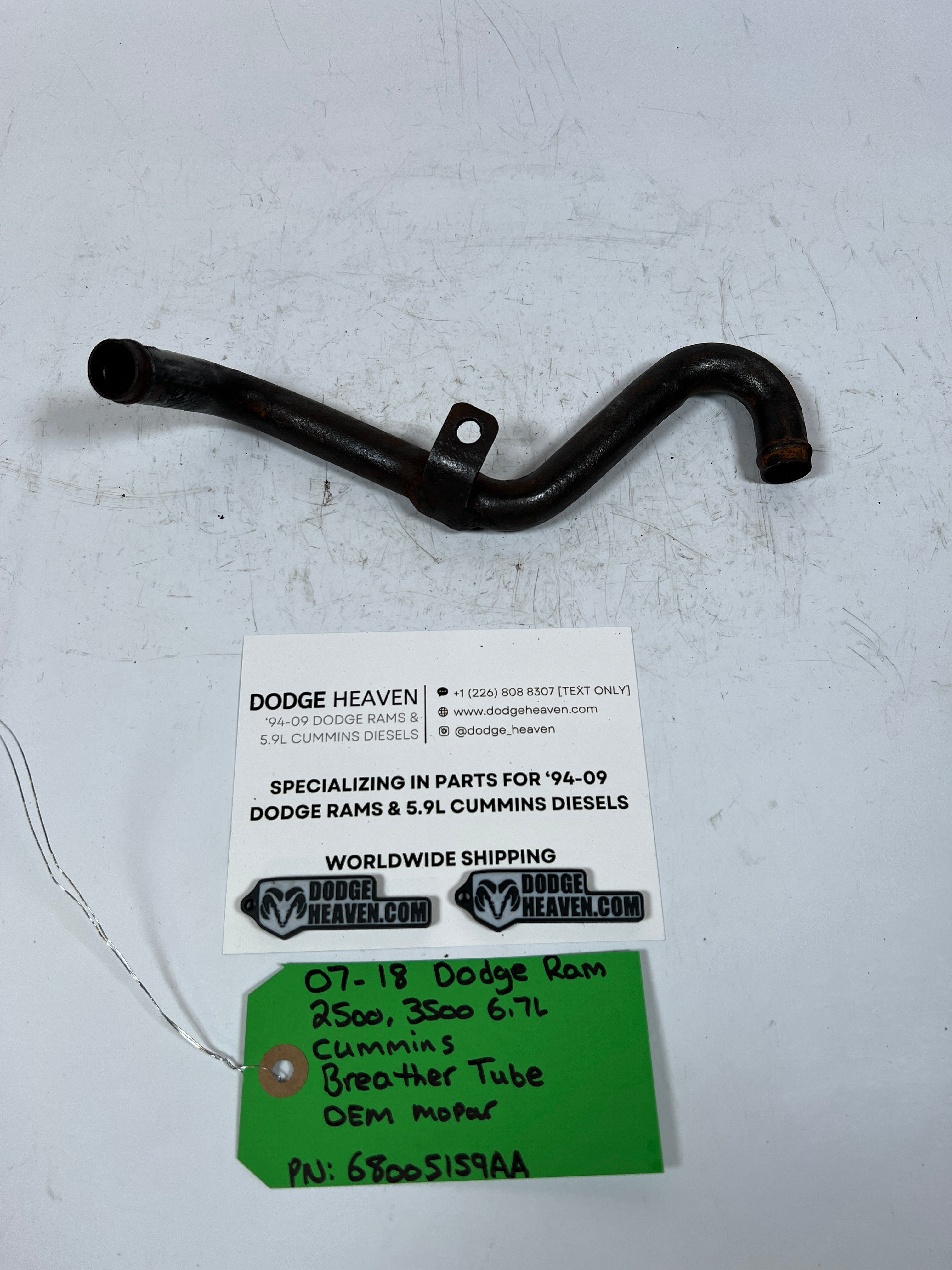 2007-2018 Dodge Ram 6.7L Cummins Breather Tube