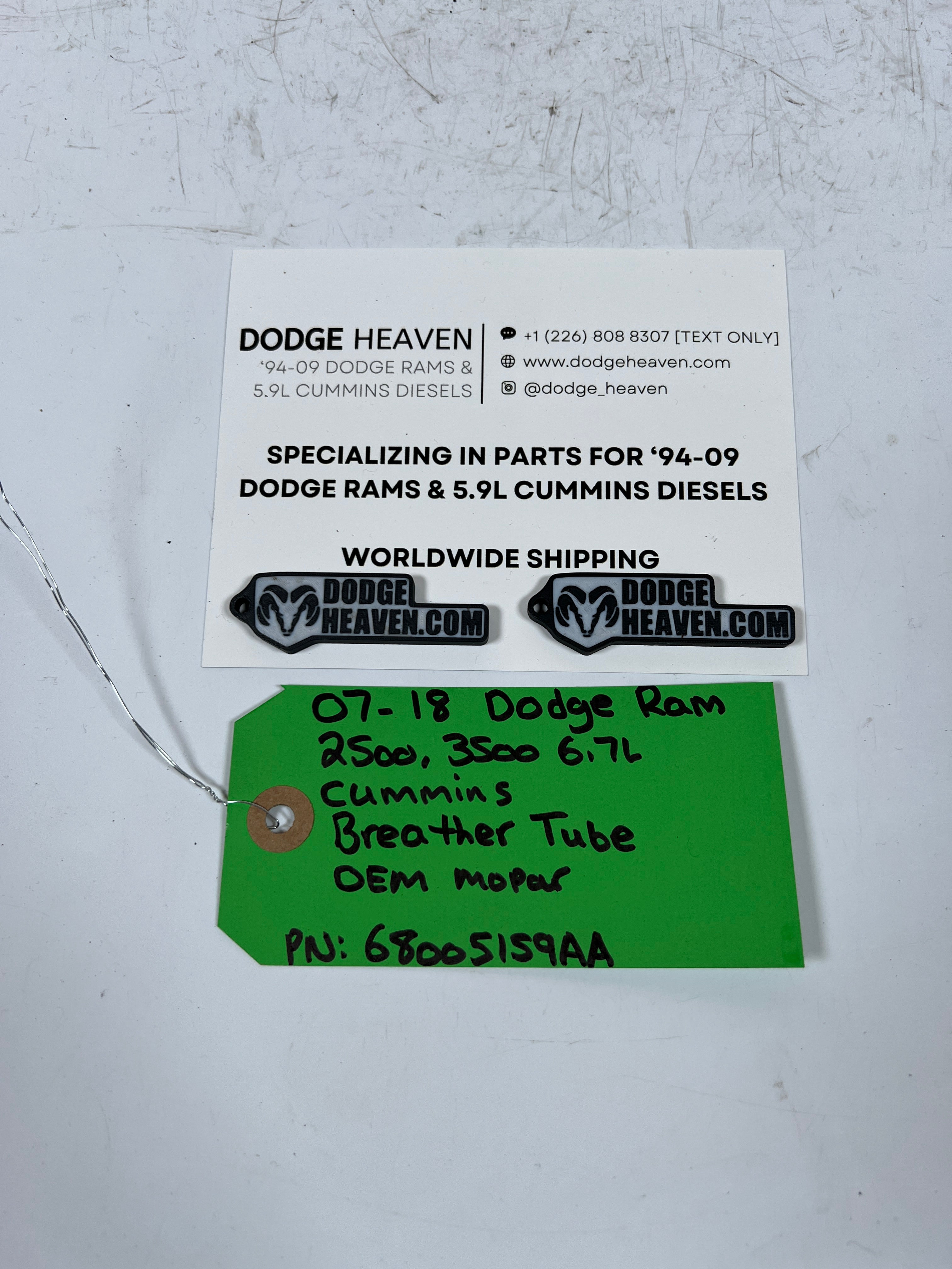 2007-2018 Dodge Ram 6.7L Cummins Breather Tube