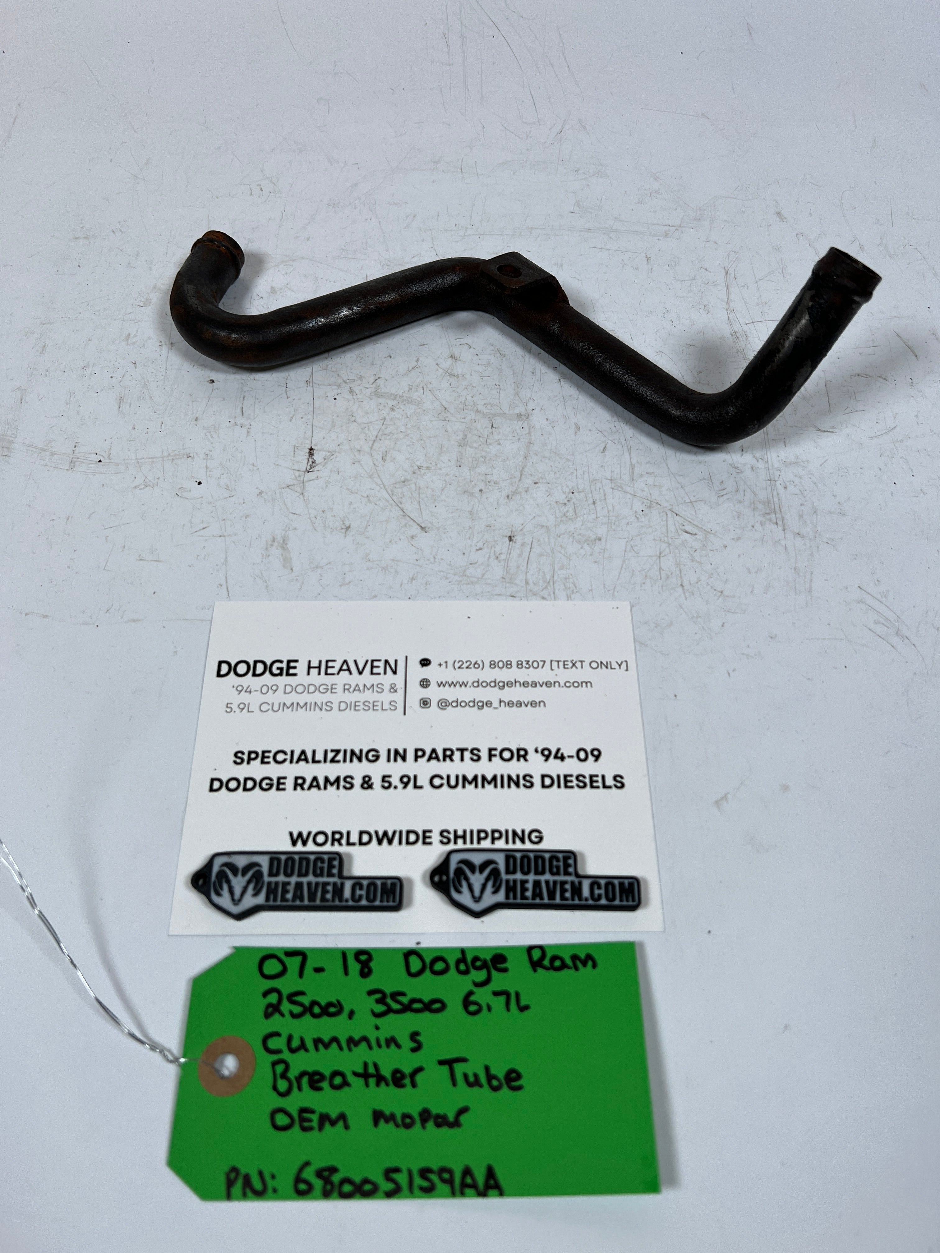 2007-2018 Dodge Ram 6.7L Cummins Breather Tube