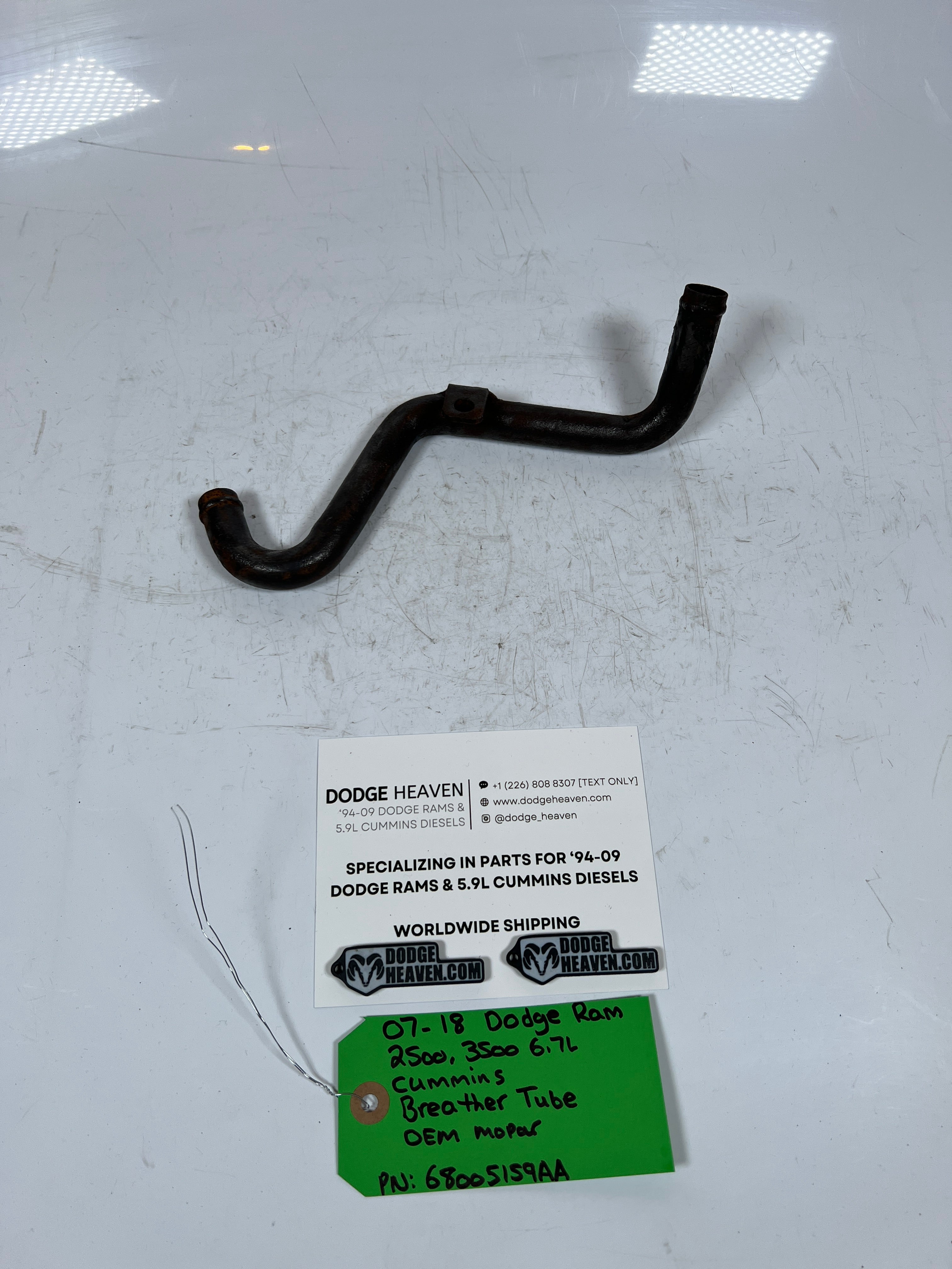 2007-2018 Dodge Ram 6.7L Cummins Breather Tube