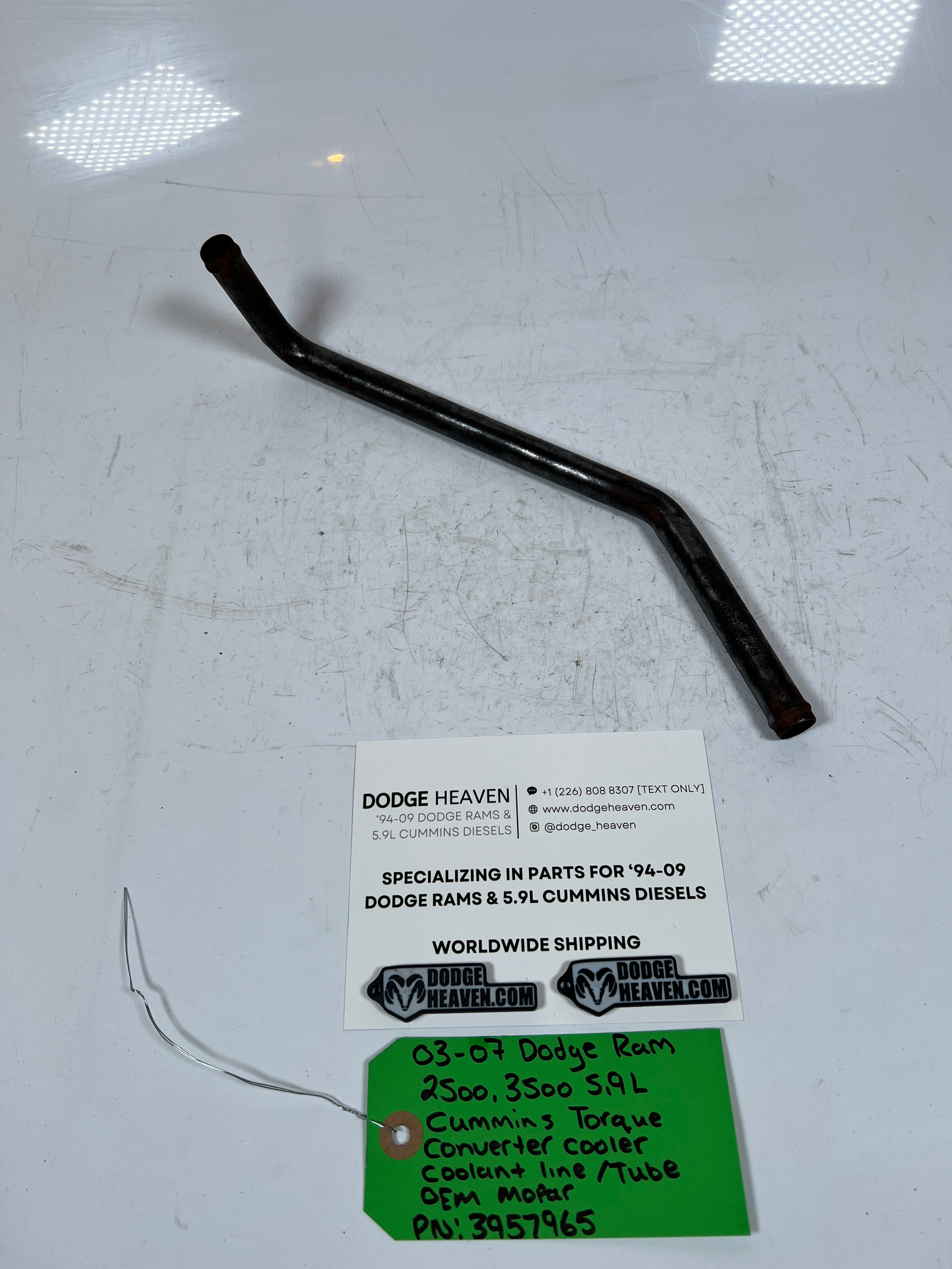 2003-2007 Dodge Ram 5.9L Cummins Torque Converter Cooler Coolant Tube