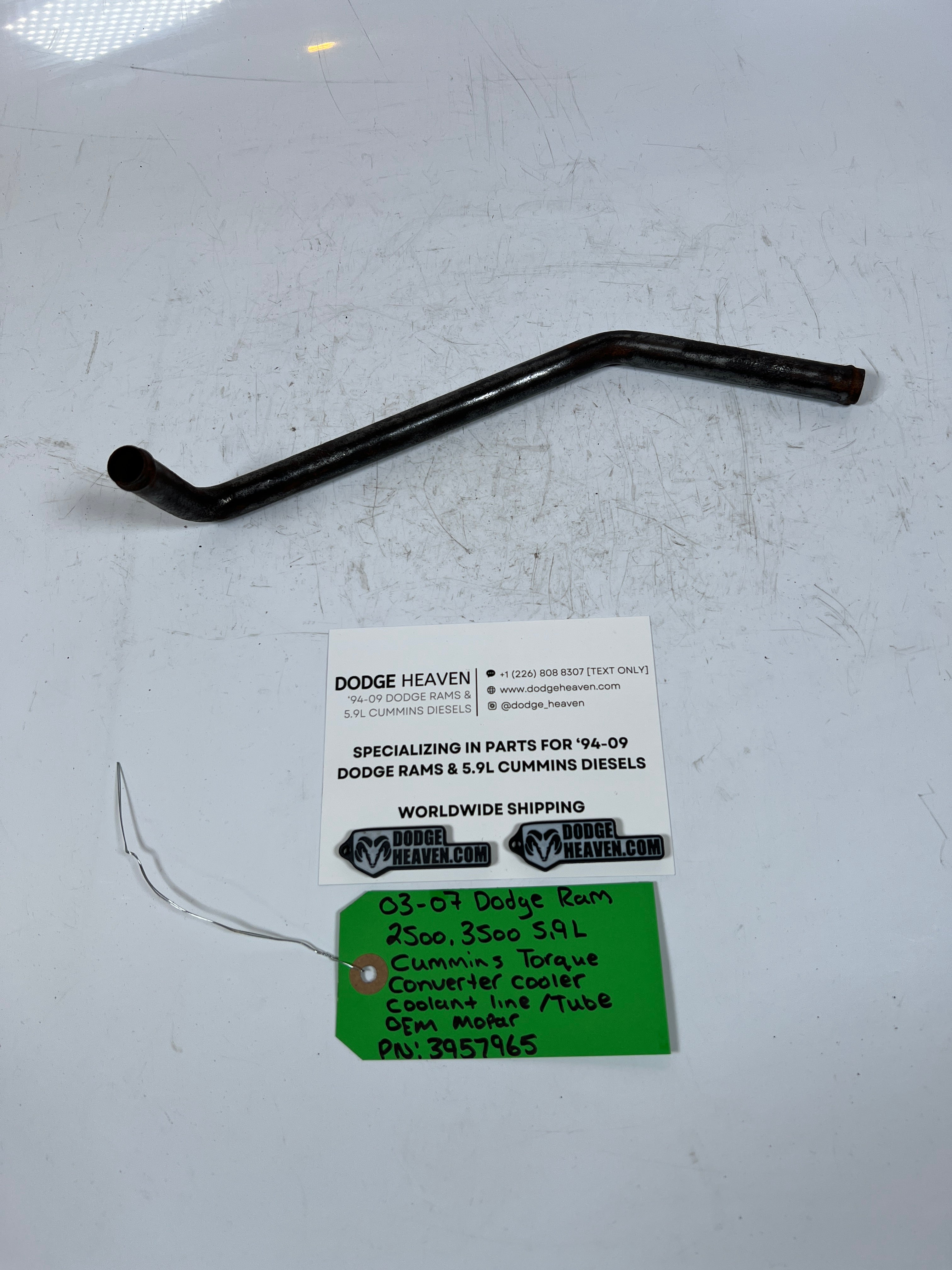 2003-2007 Dodge Ram 5.9L Cummins Torque Converter Cooler Coolant Tube