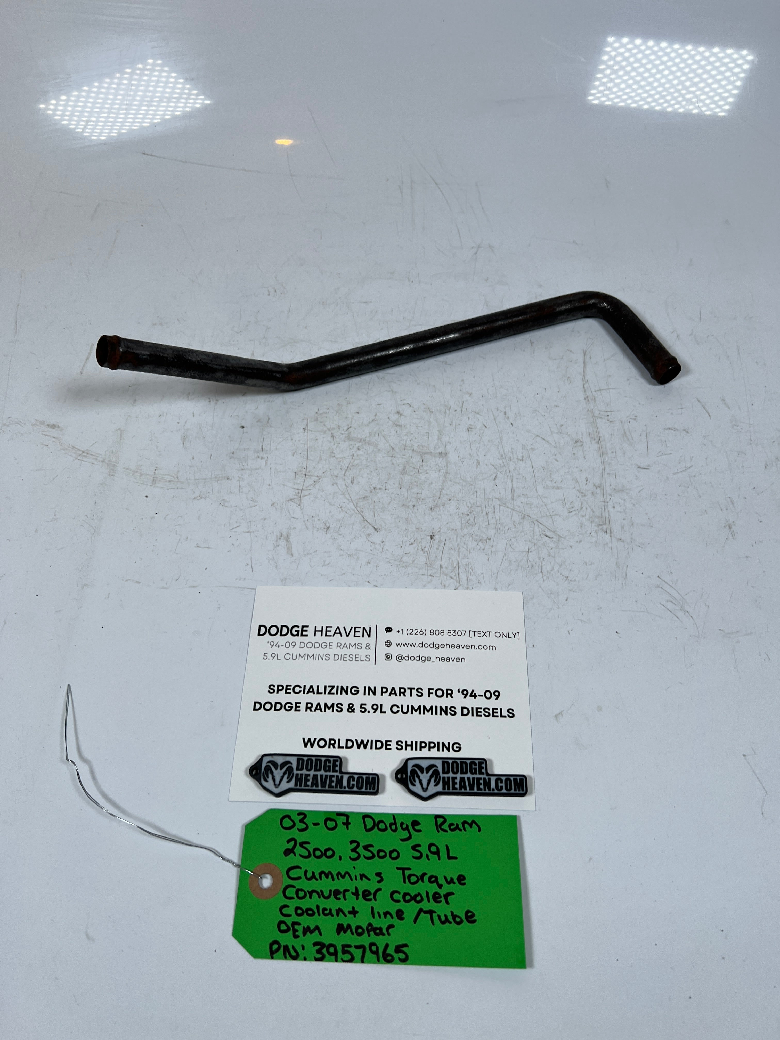 2003-2007 Dodge Ram 5.9L Cummins Torque Converter Cooler Coolant Tube
