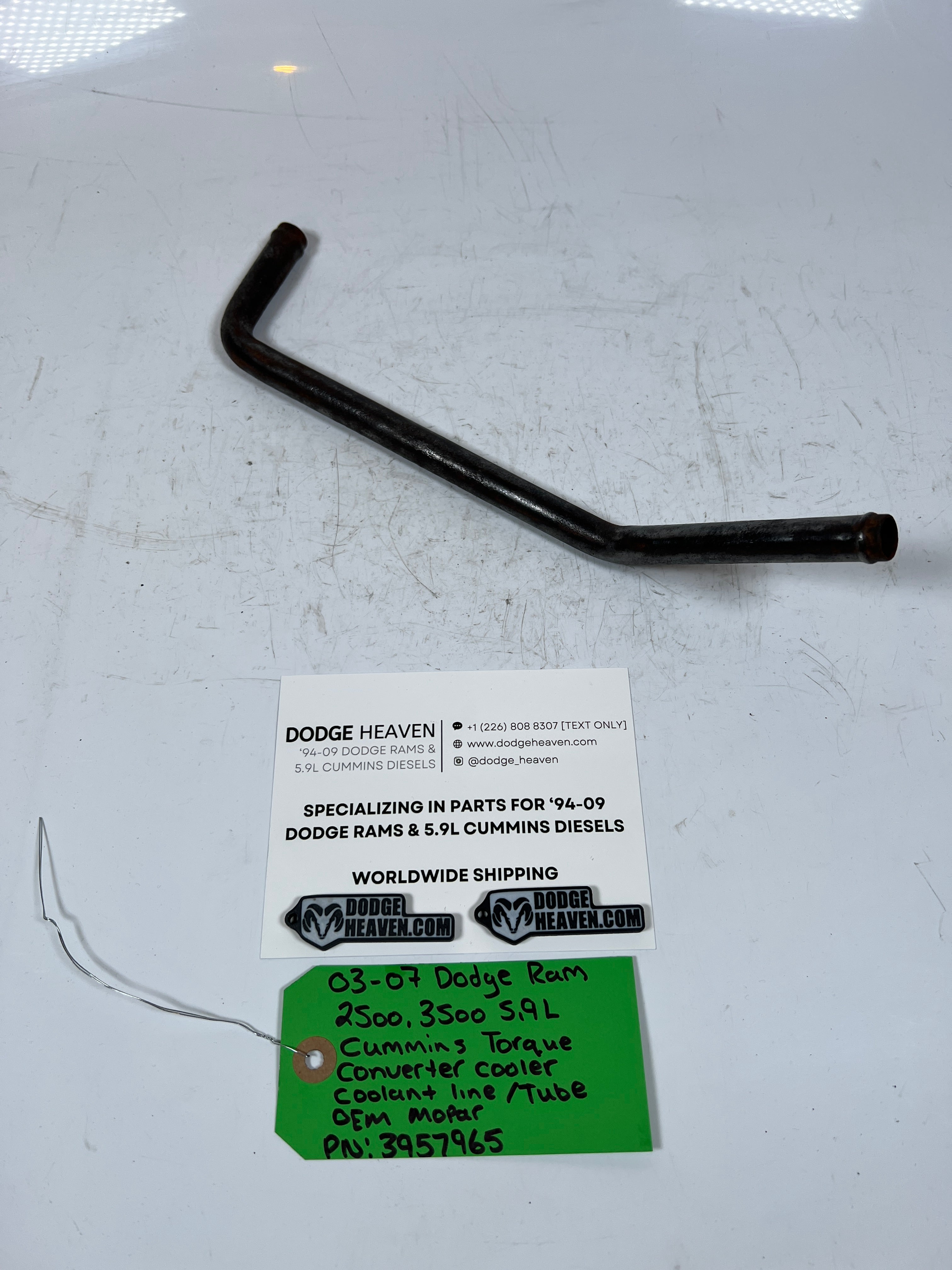 2003-2007 Dodge Ram 5.9L Cummins Torque Converter Cooler Coolant Tube