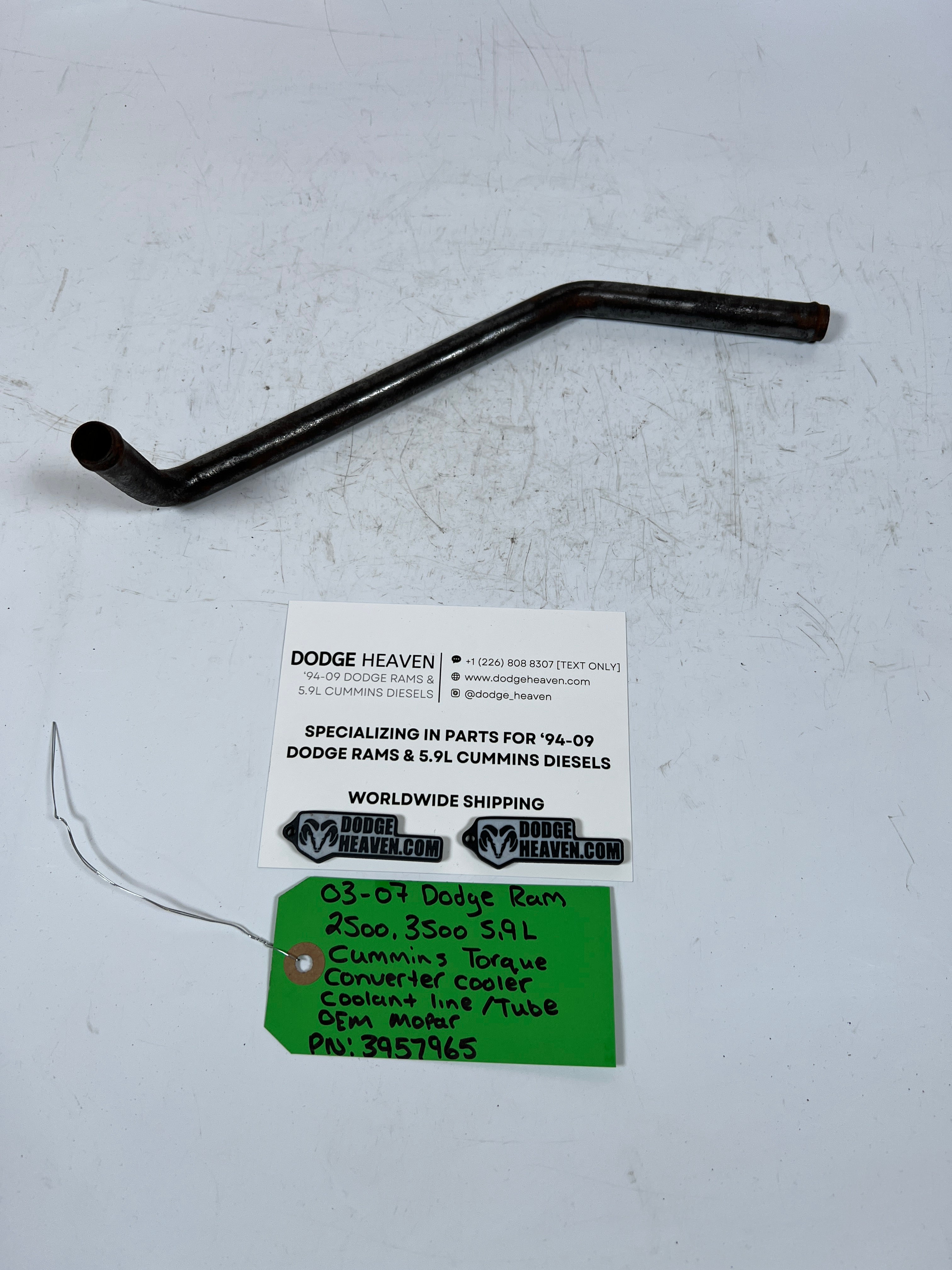 2003-2007 Dodge Ram 5.9L Cummins Torque Converter Cooler Coolant Tube