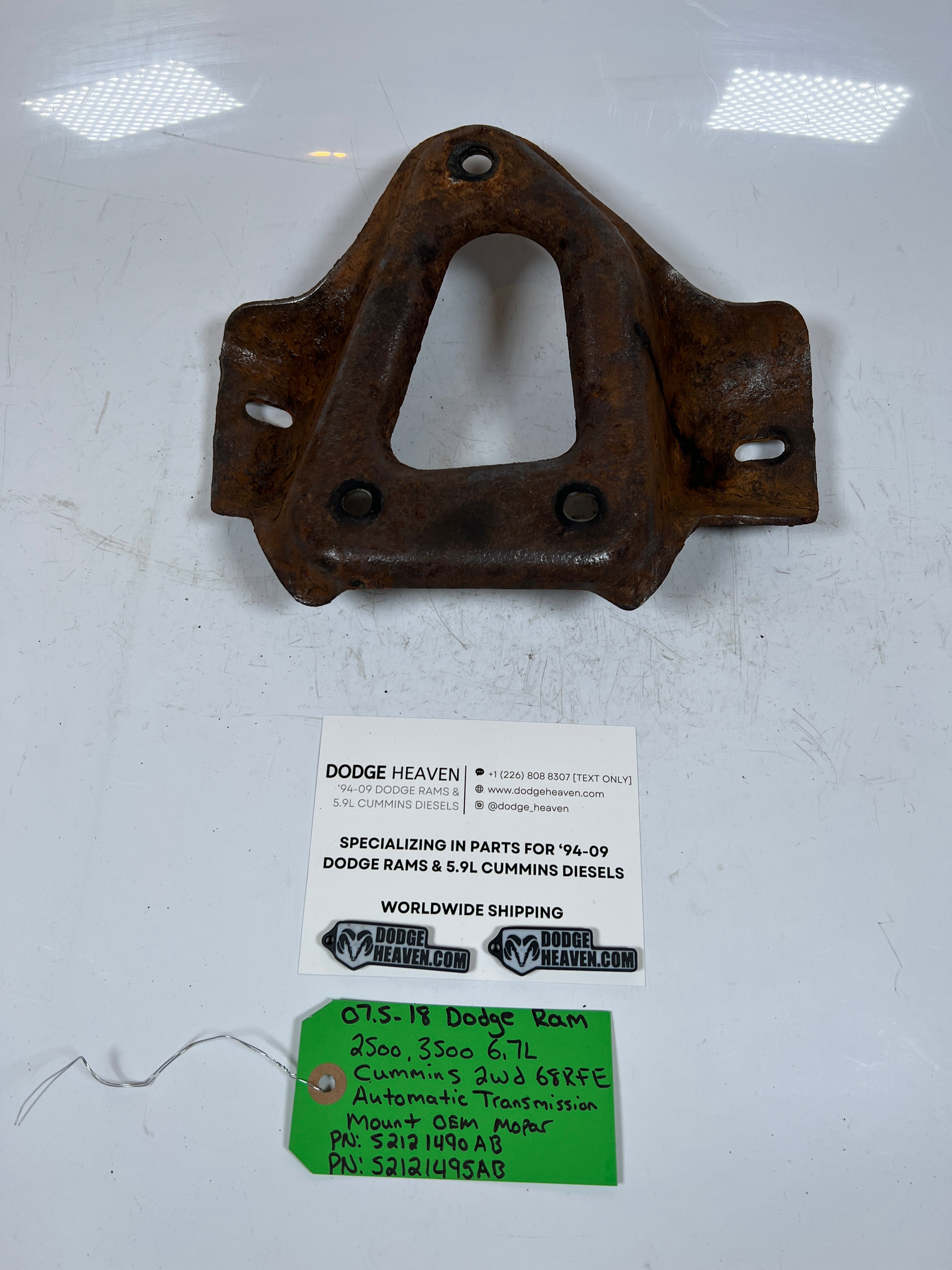 2007.5-2018 Dodge Ram 6.7L Cummins 68RFE 2WD Transmission Mount