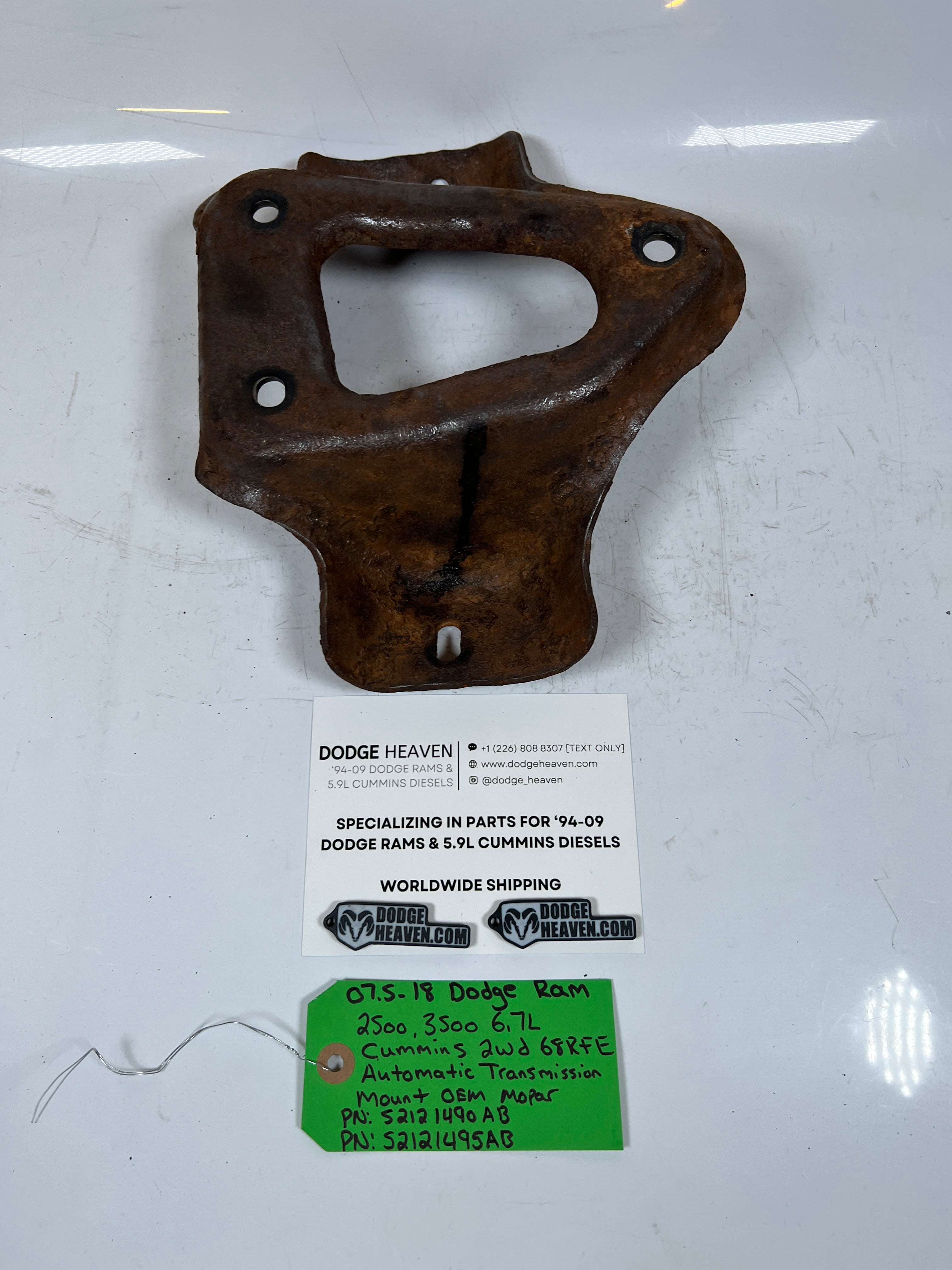 2007.5-2018 Dodge Ram 6.7L Cummins 68RFE 2WD Transmission Mount