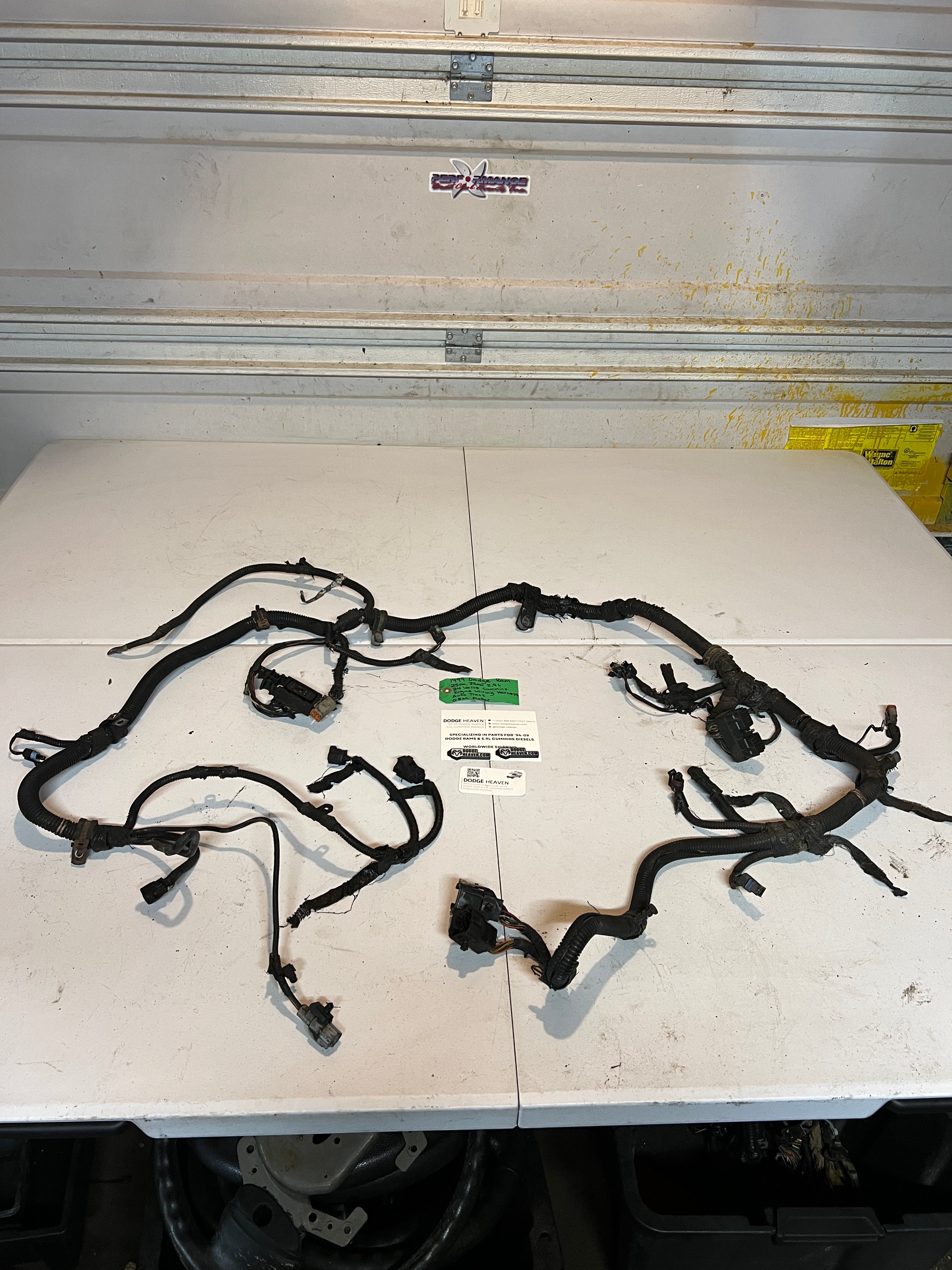 1999-1999 Dodge Ram 5.9L 24 Valve Cummins Engine Wiring Harness Auto Trans