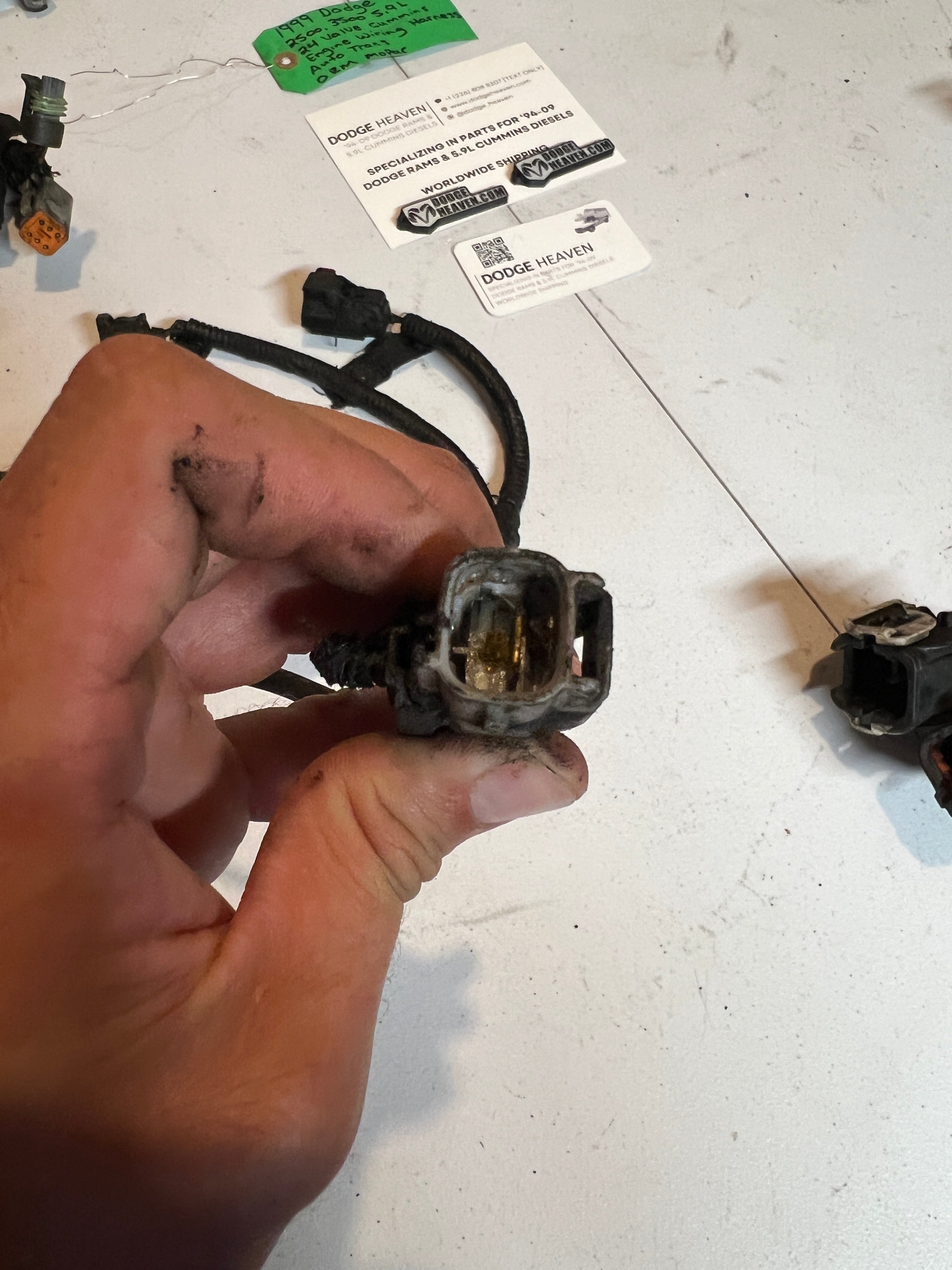 1999-1999 Dodge Ram 5.9L 24 Valve Cummins Engine Wiring Harness Auto Trans