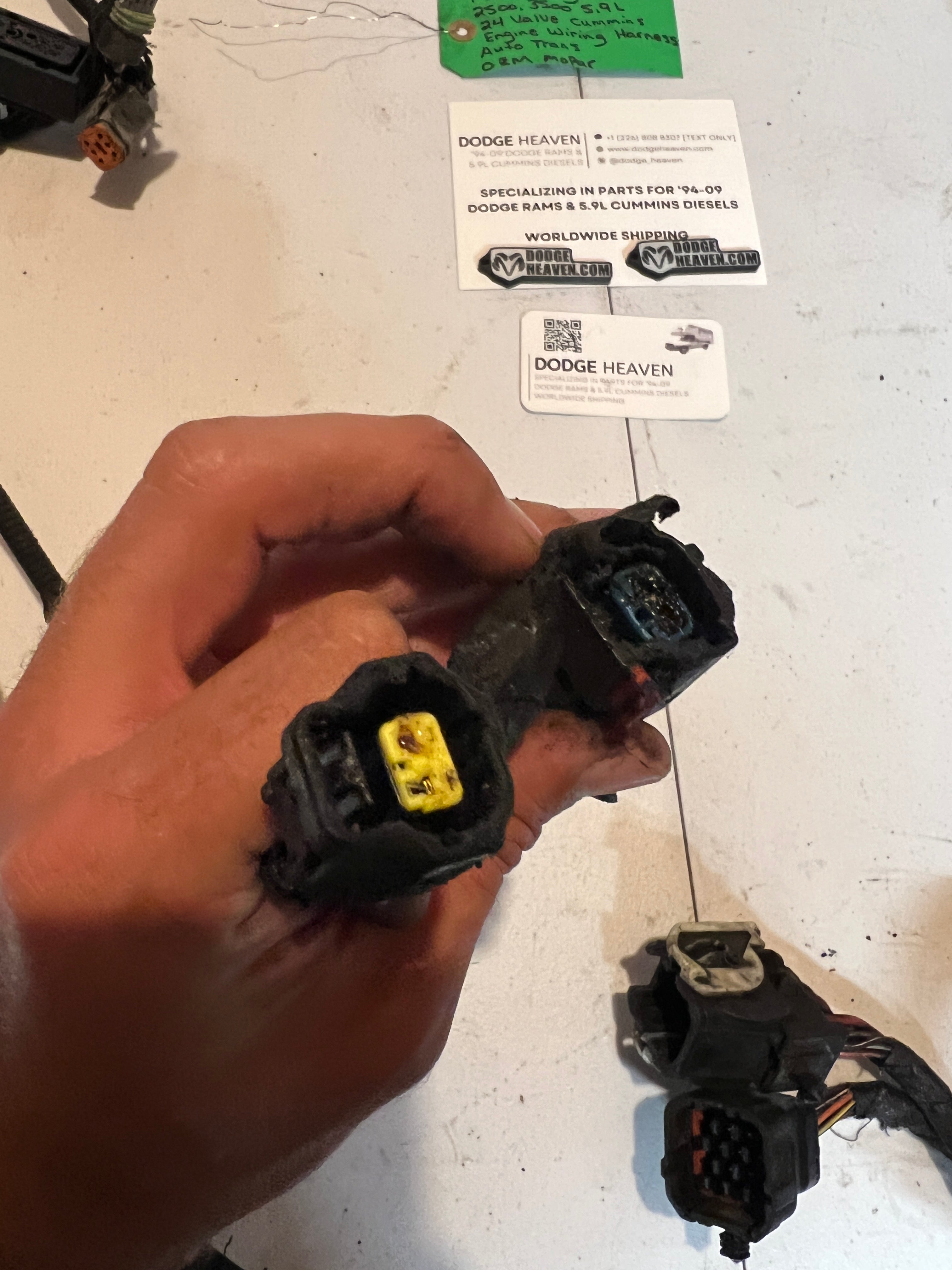 1999-1999 Dodge Ram 5.9L 24 Valve Cummins Engine Wiring Harness Auto Trans