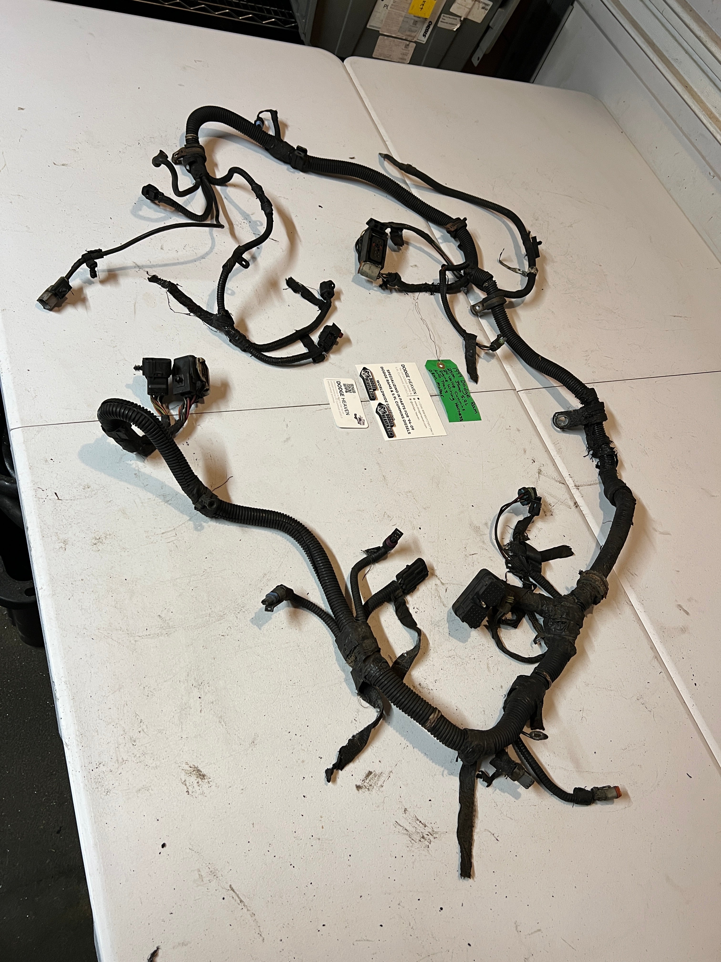 1999-1999 Dodge Ram 5.9L 24 Valve Cummins Engine Wiring Harness Auto Trans