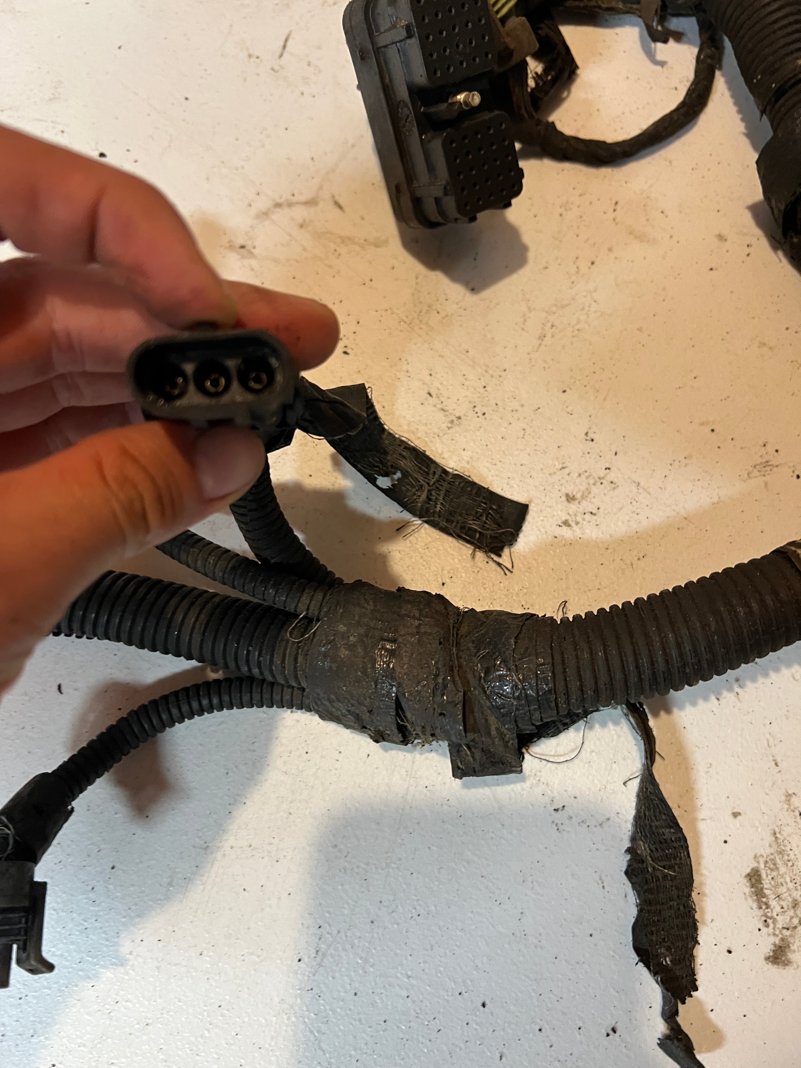 1999-1999 Dodge Ram 5.9L 24 Valve Cummins Engine Wiring Harness Auto Trans