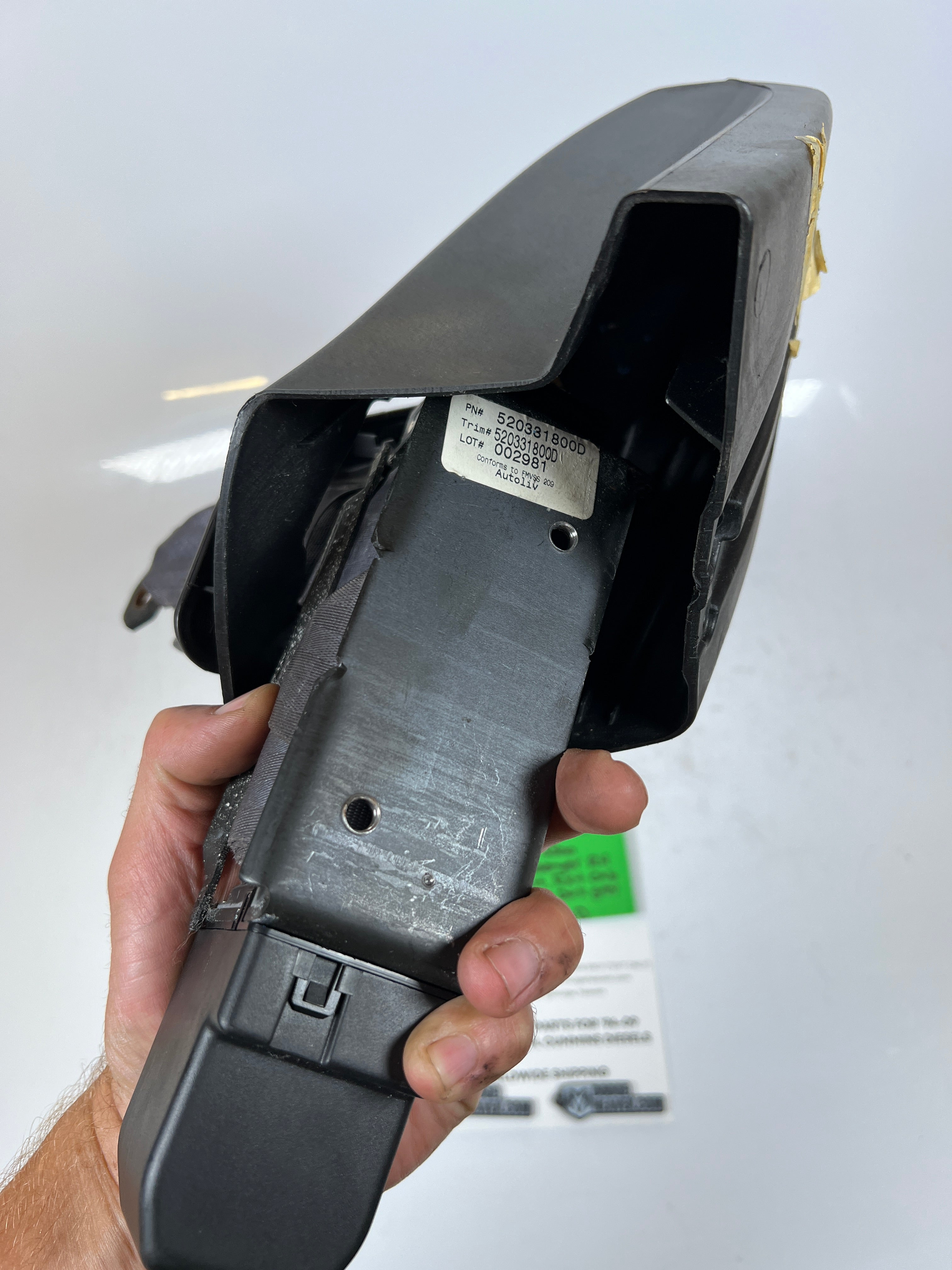 1998-2002 Dodge Ram 1500-3500 Front Passenger Seat Belt Ext Cab