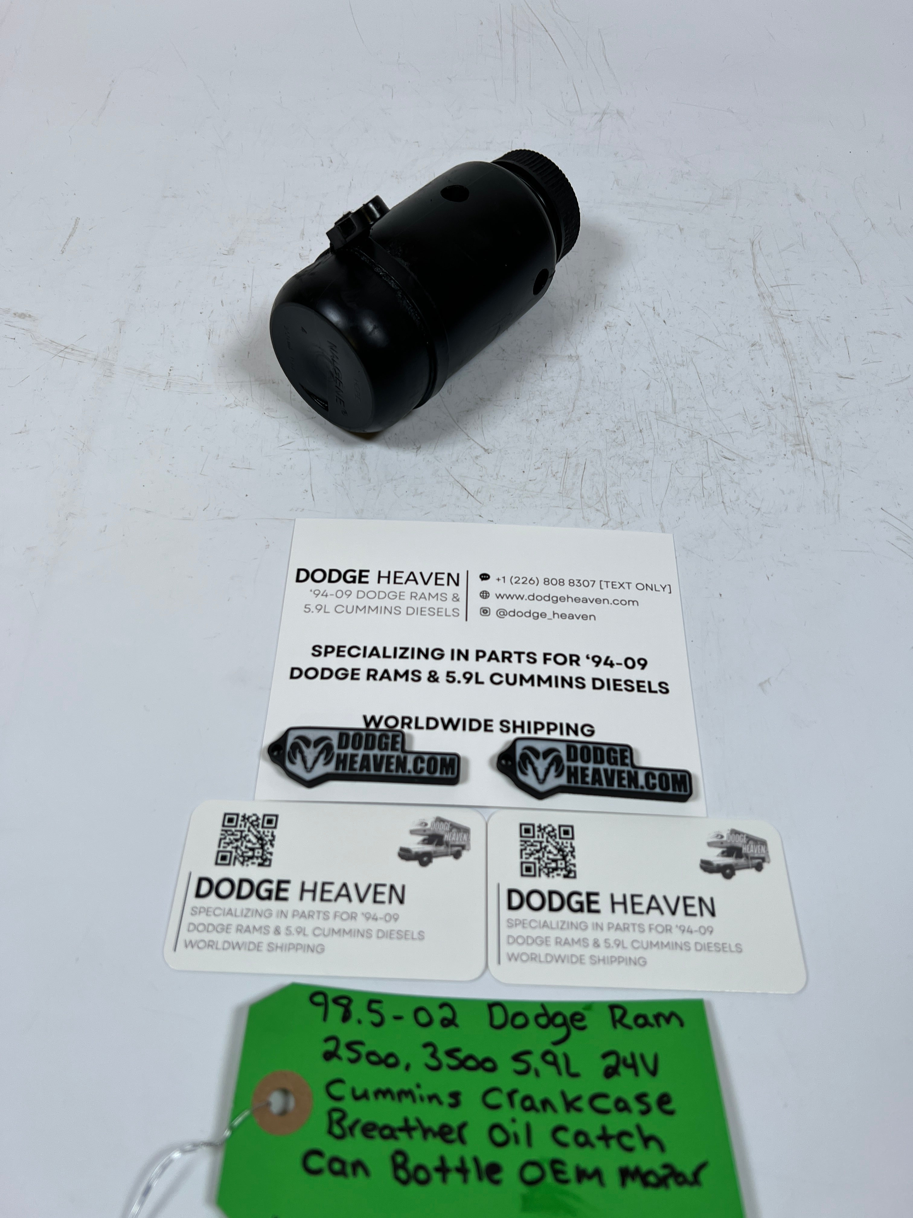 1998.5-2002 Dodge Ram 5.9L 24 Valve Cummins Crank Case Breather OIl Catch Can