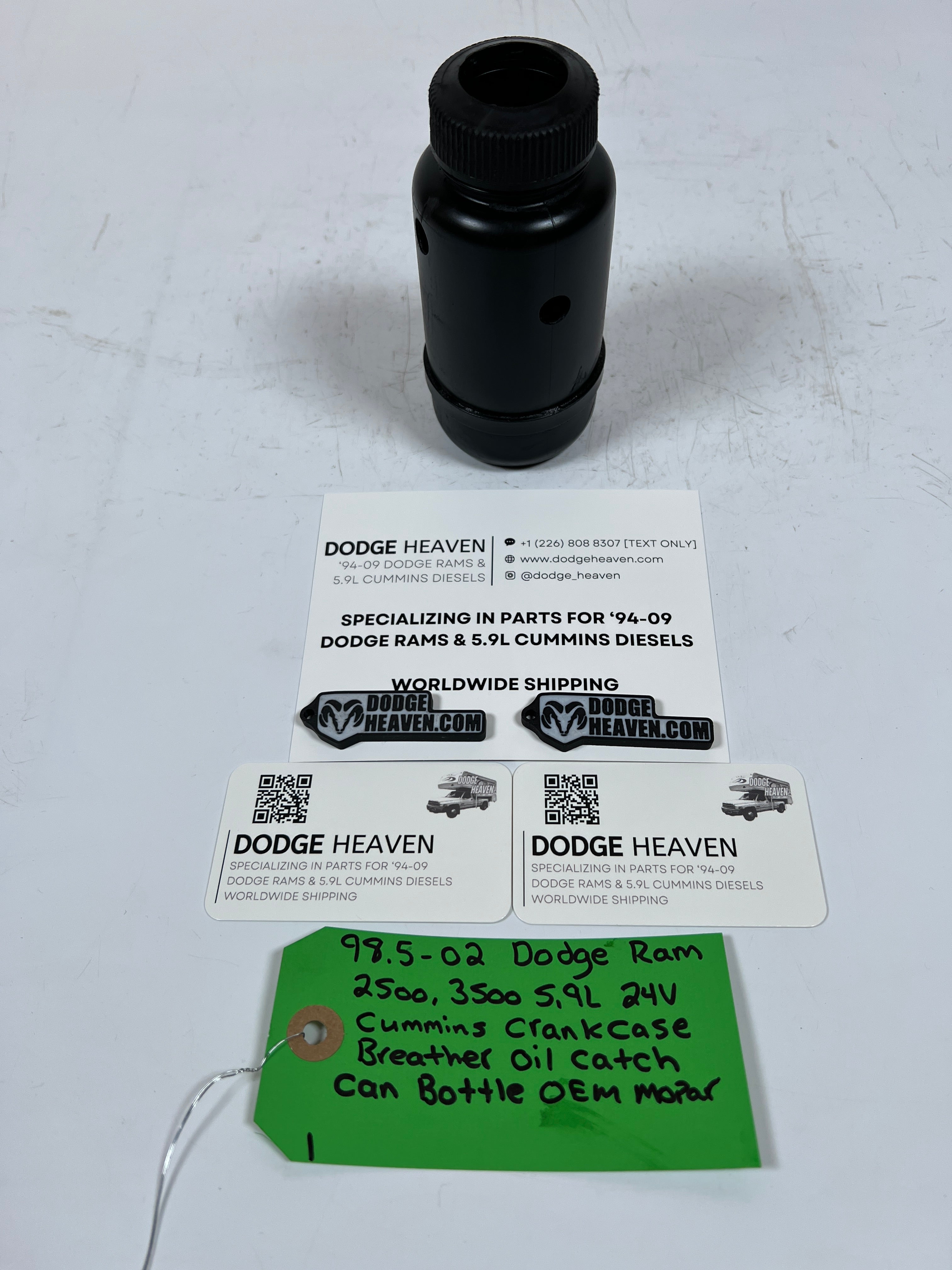 1998.5-2002 Dodge Ram 5.9L 24 Valve Cummins Crank Case Breather OIl Catch Can