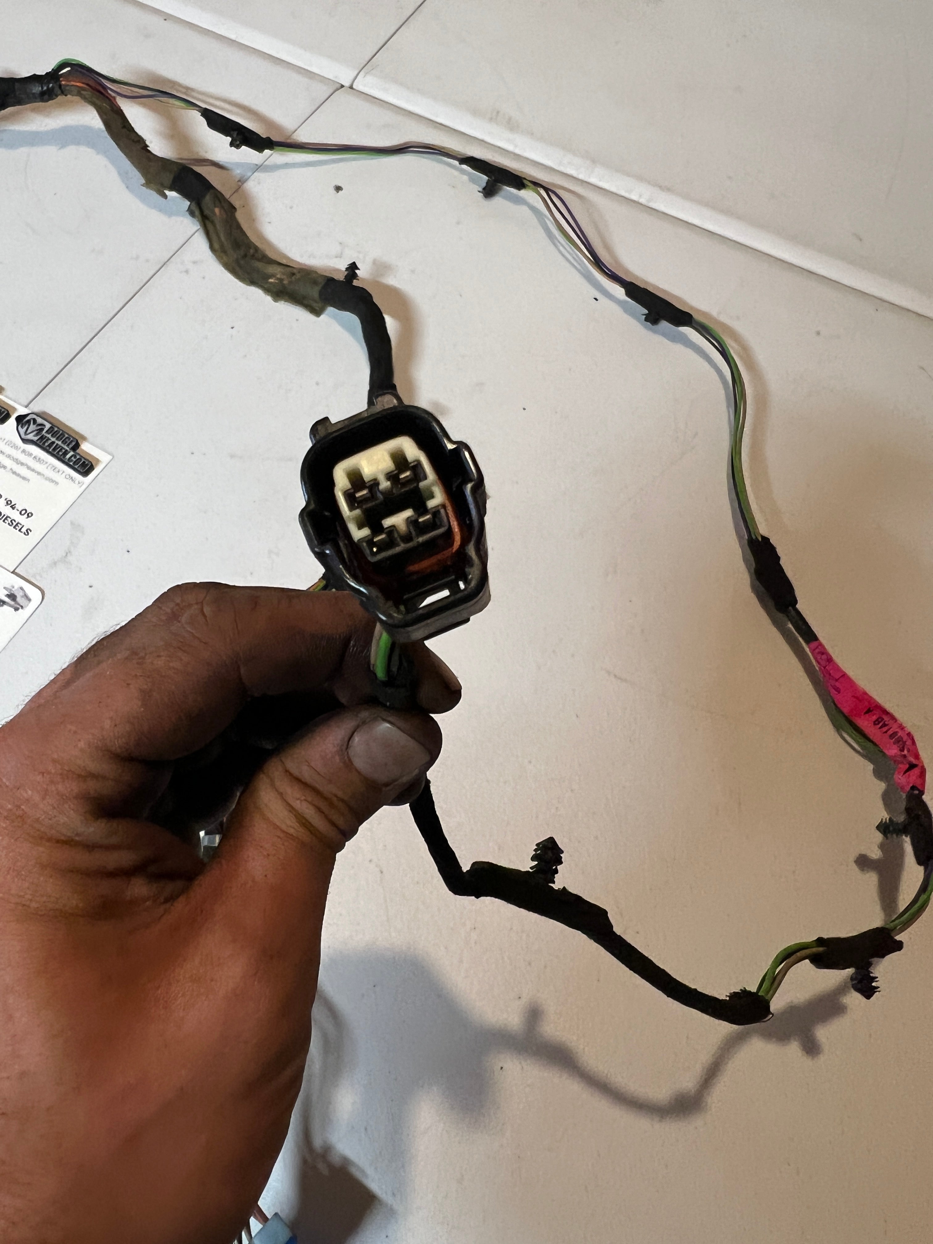 2006-2009 Dodge Ram 1500-3500 Driver Front LH Door Wiring Harness