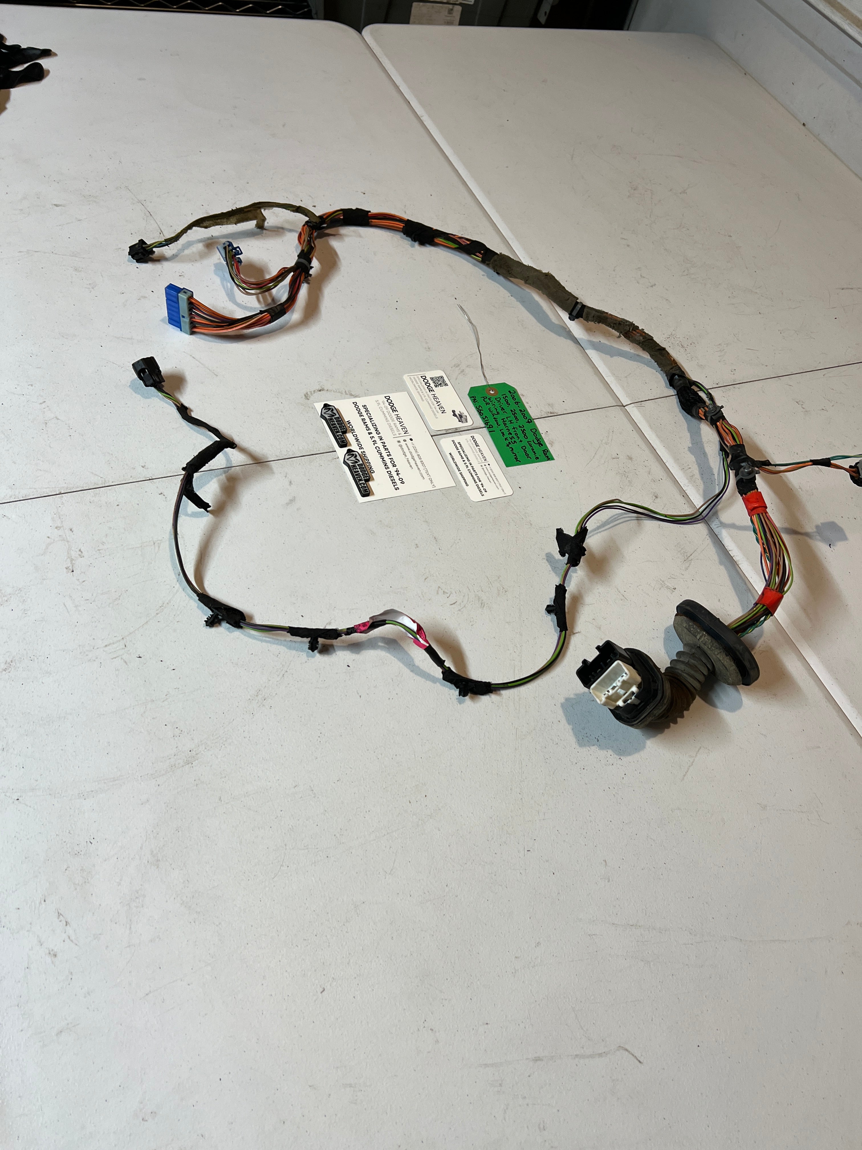 2006-2009 Dodge Ram 1500-3500 Driver Front LH Door Wiring Harness