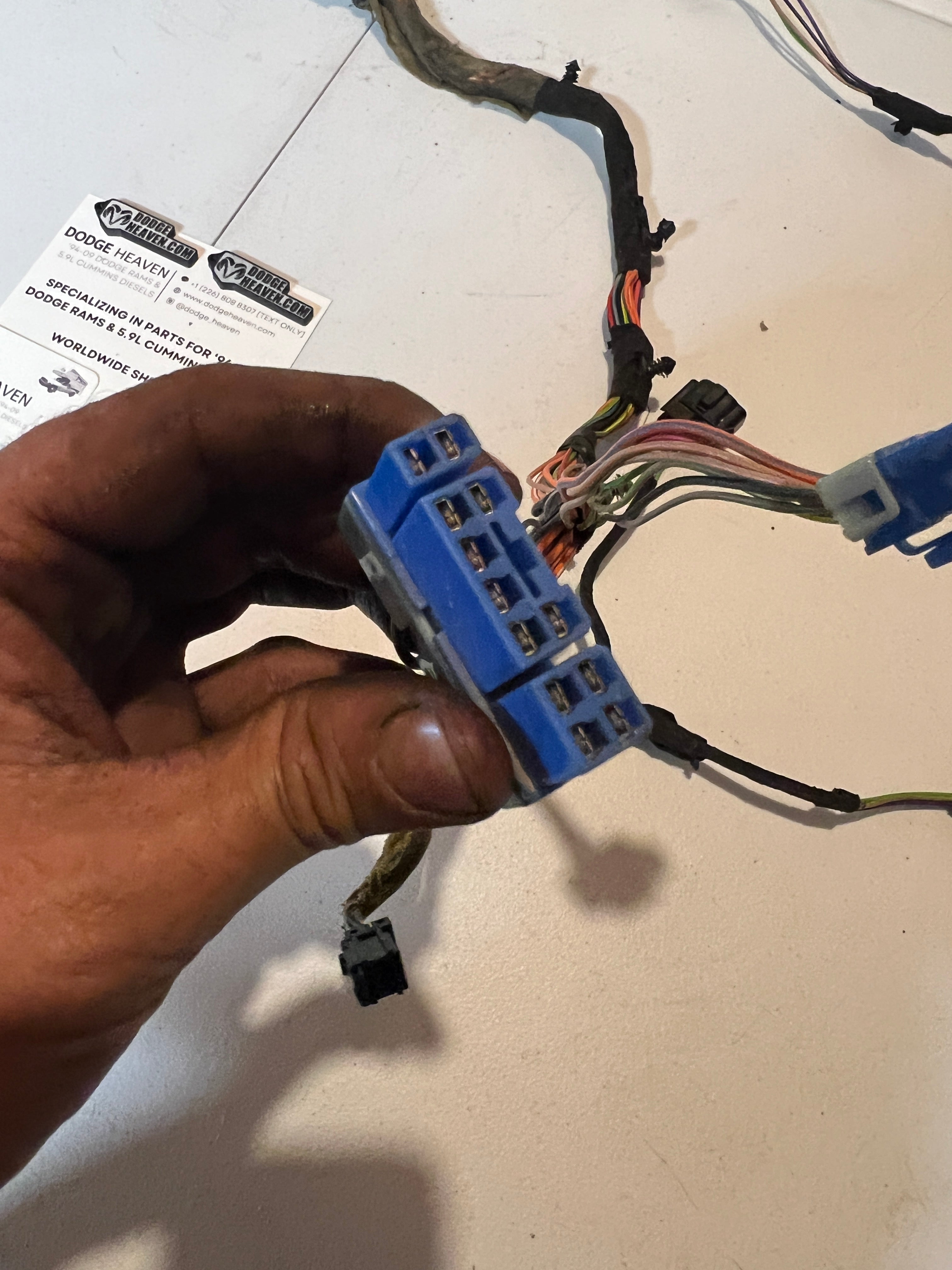 2006-2009 Dodge Ram 1500-3500 Driver Front LH Door Wiring Harness