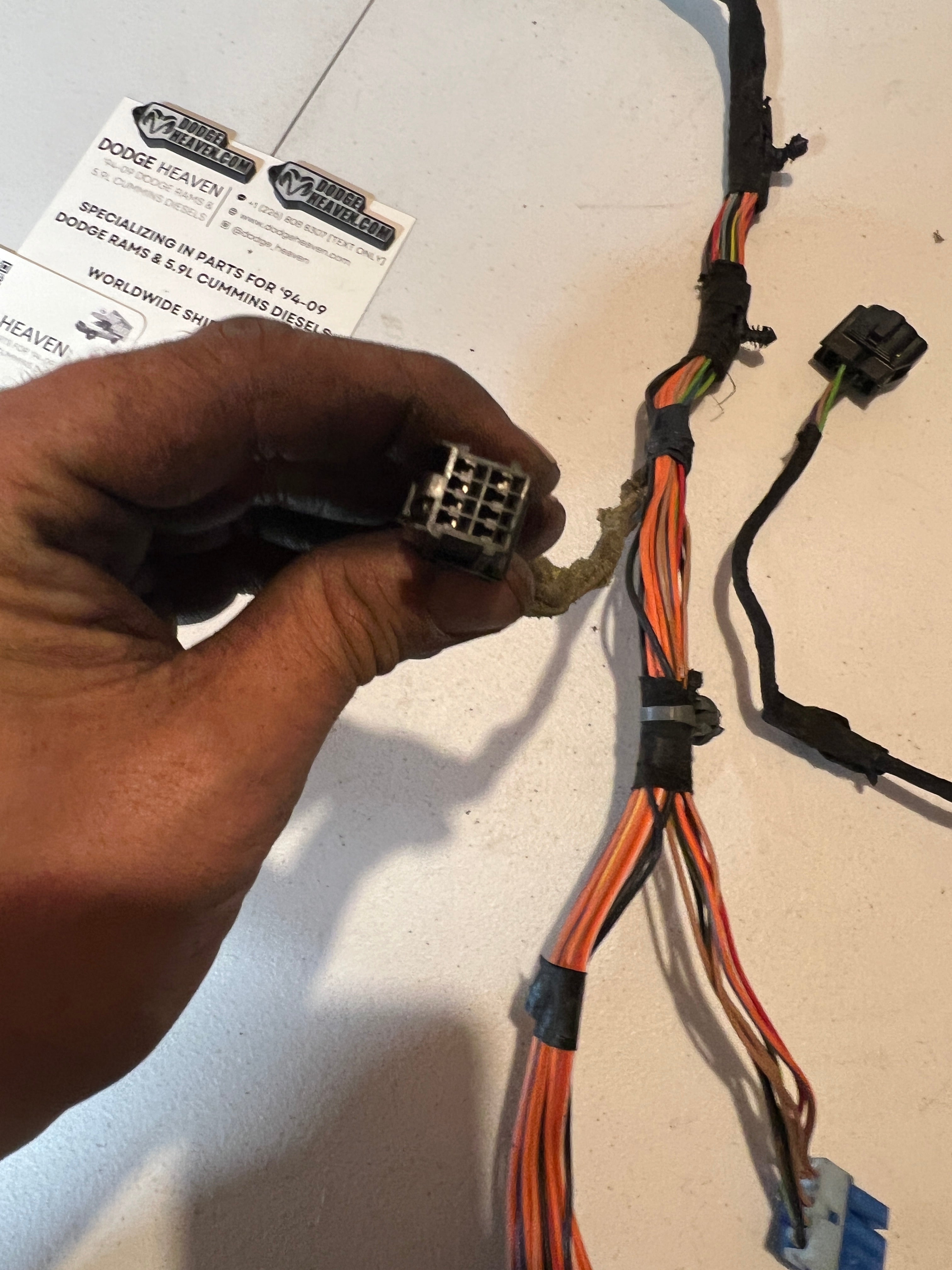 2006-2009 Dodge Ram 1500-3500 Driver Front LH Door Wiring Harness