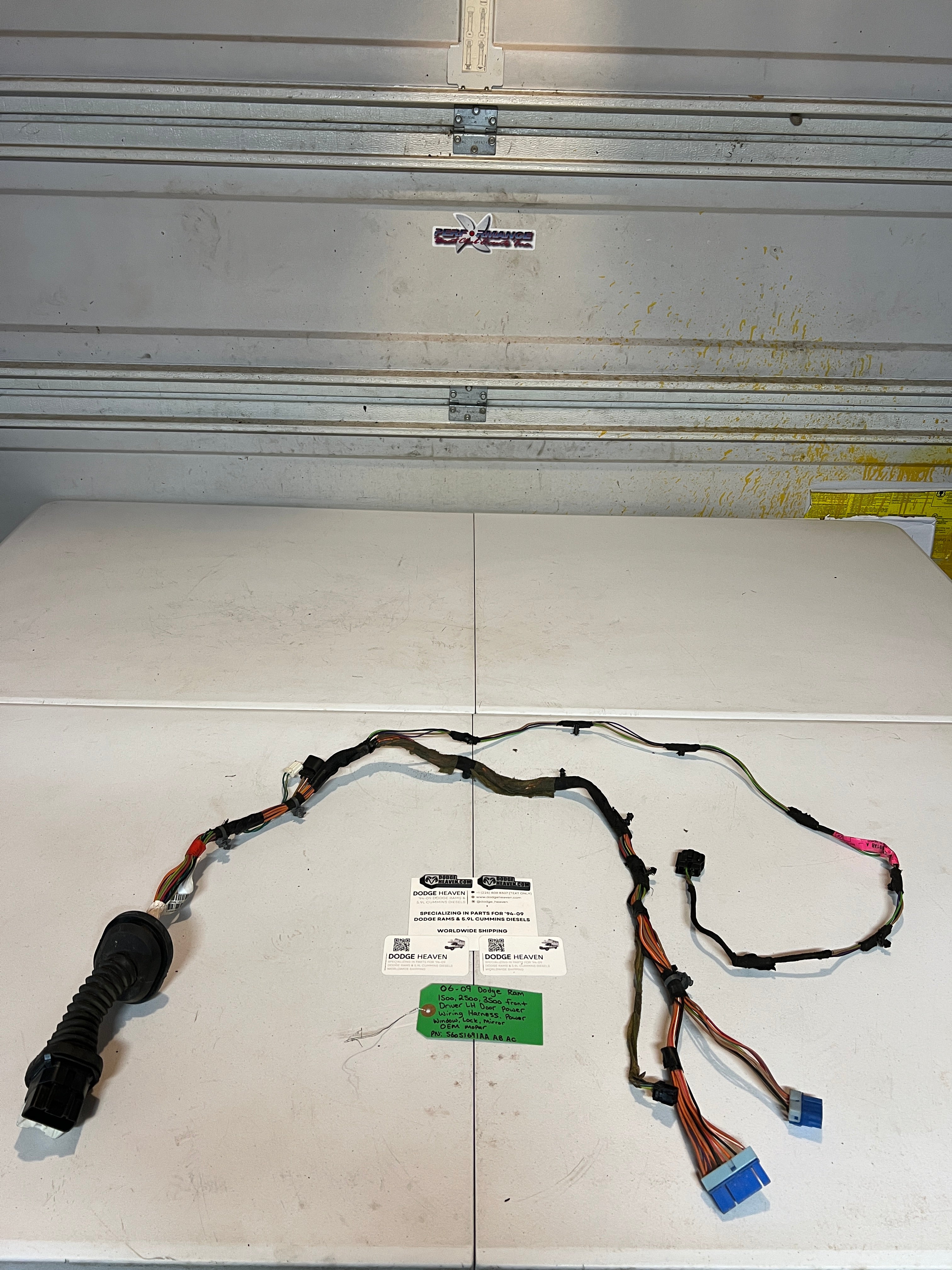 2006-2009 Dodge Ram 1500-3500 Driver Front LH Door Wiring Harness