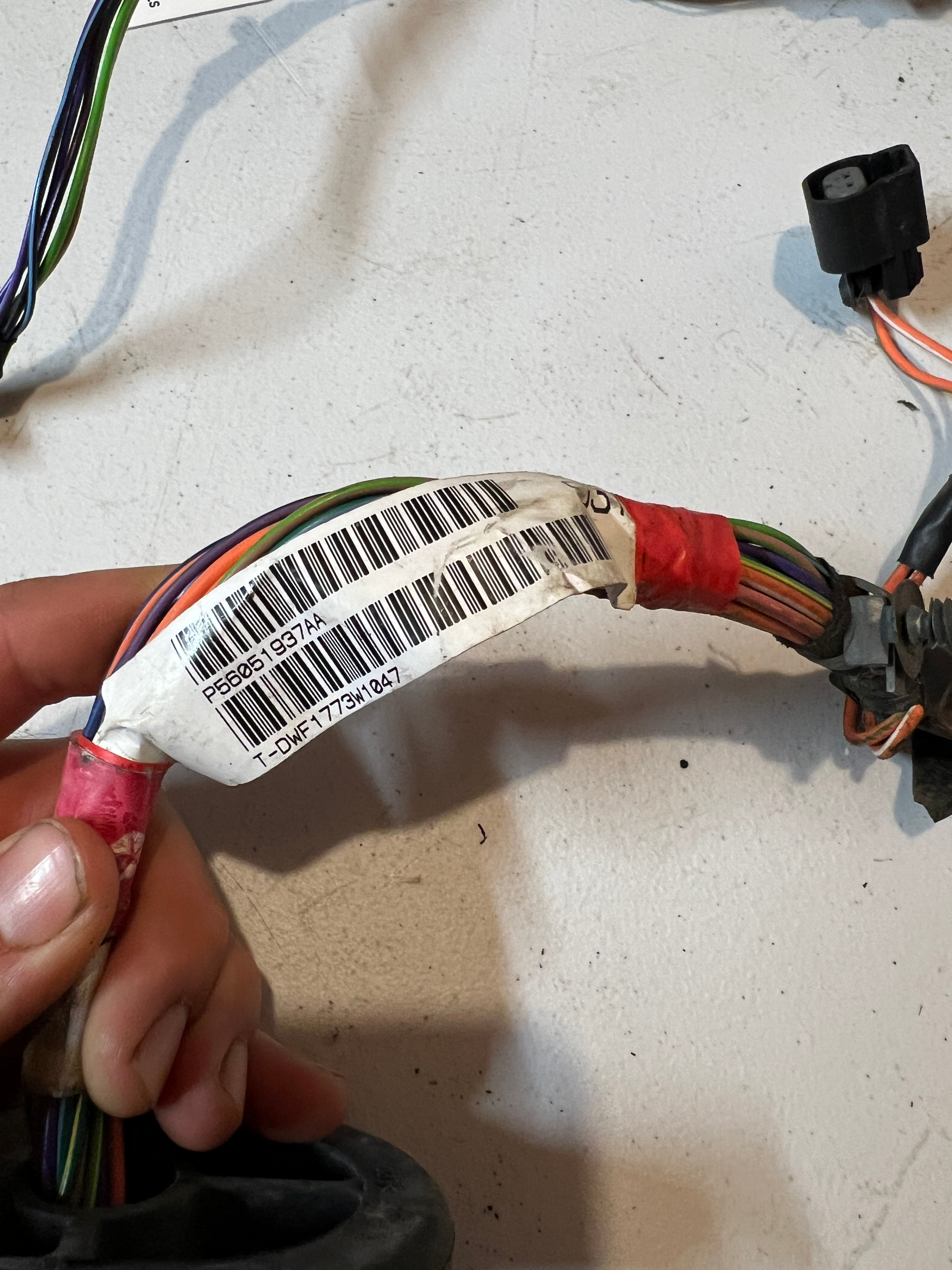 1999-2002 Dodge Ram Driver Front Door Wiring Harness LH