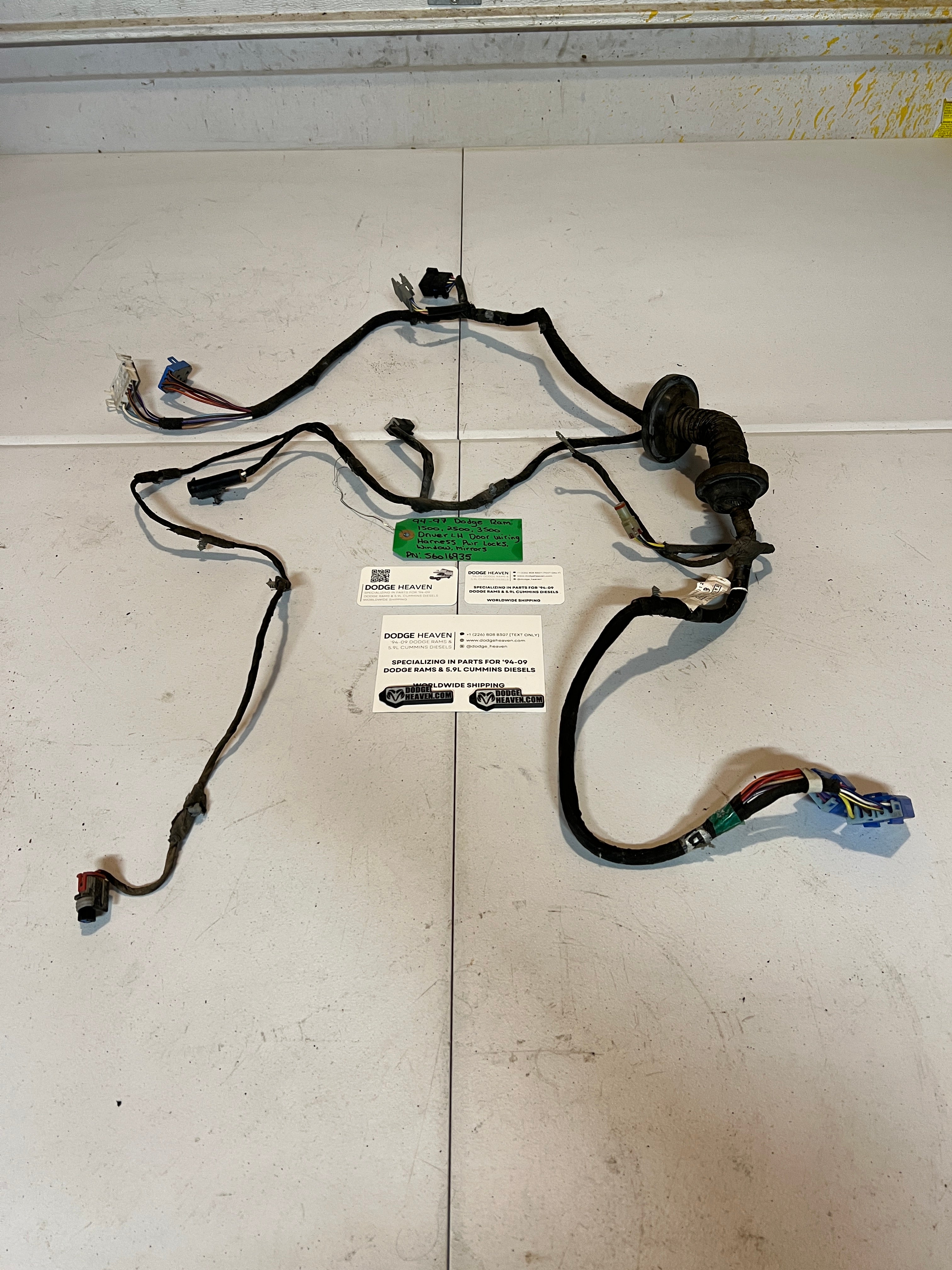 1994-1997 Dodge Ram Driver LH Door Wiring Harness