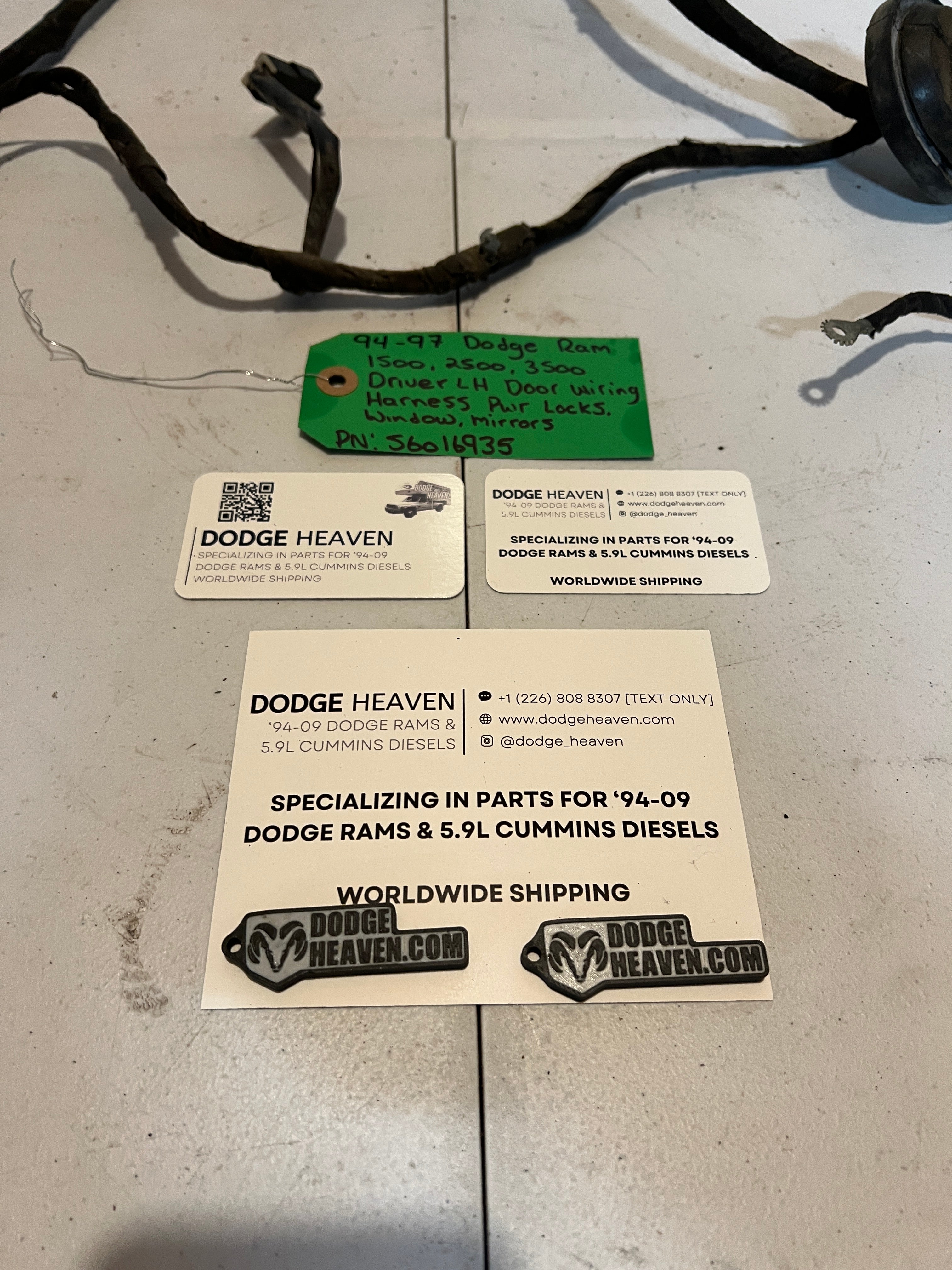1994-1997 Dodge Ram Driver LH Door Wiring Harness