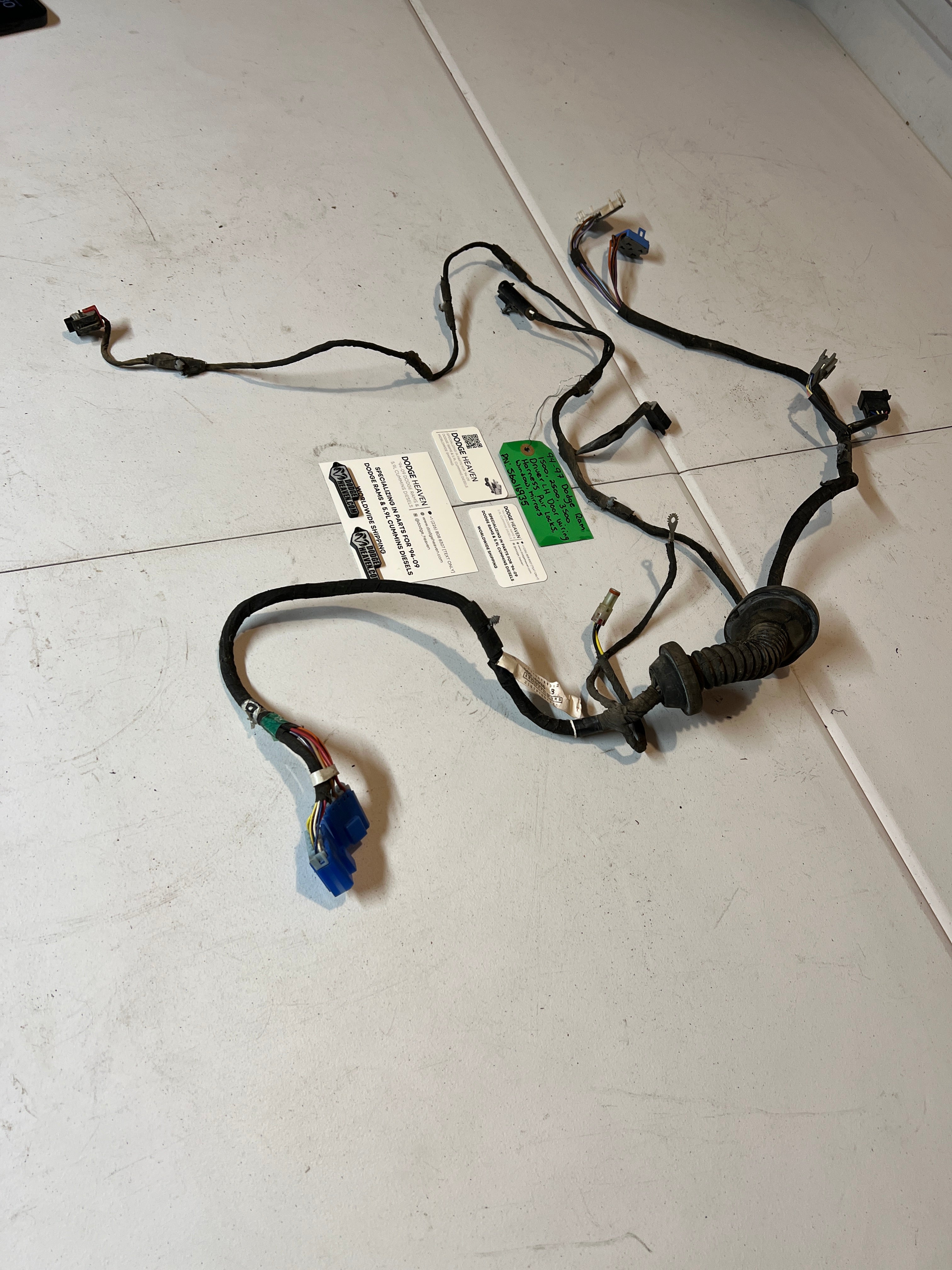 1994-1997 Dodge Ram Driver LH Door Wiring Harness