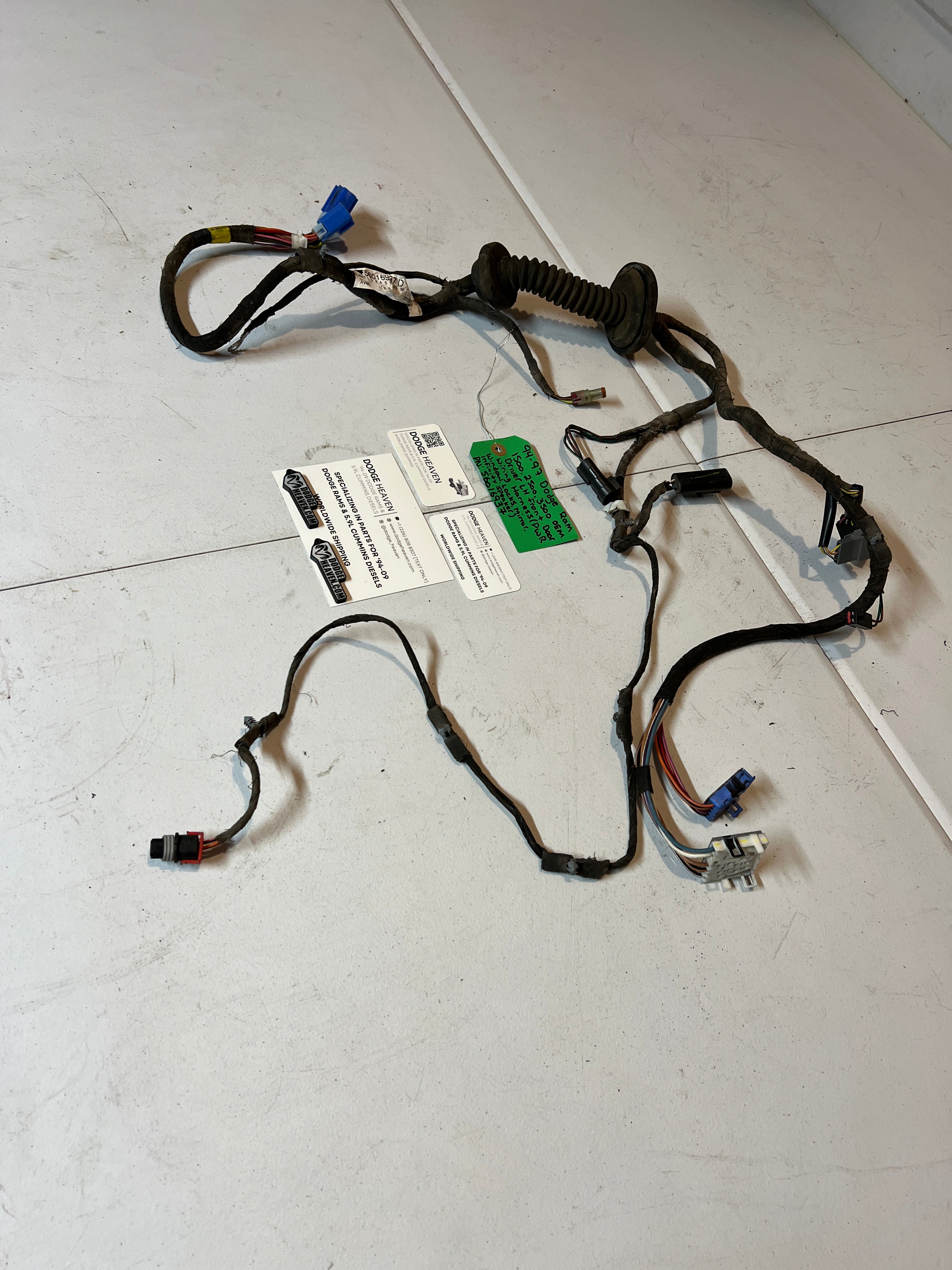 1994-1997 Dodge Ram Driver LH Door Infinity Wiring Harness