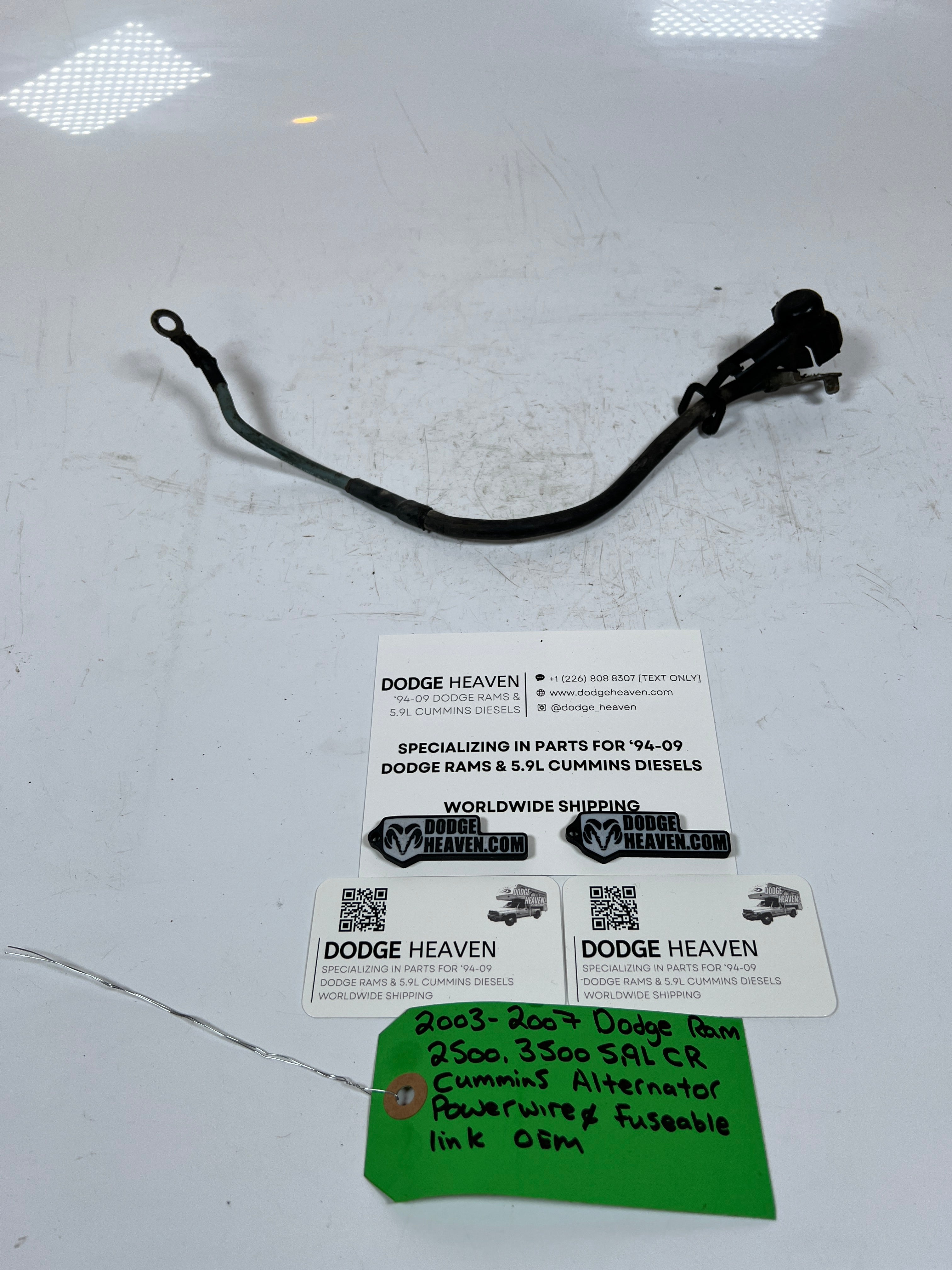 2003-2007 Dodge Ram 5.9L CR Cummins Alternator Power Wire & Fuse Able Link