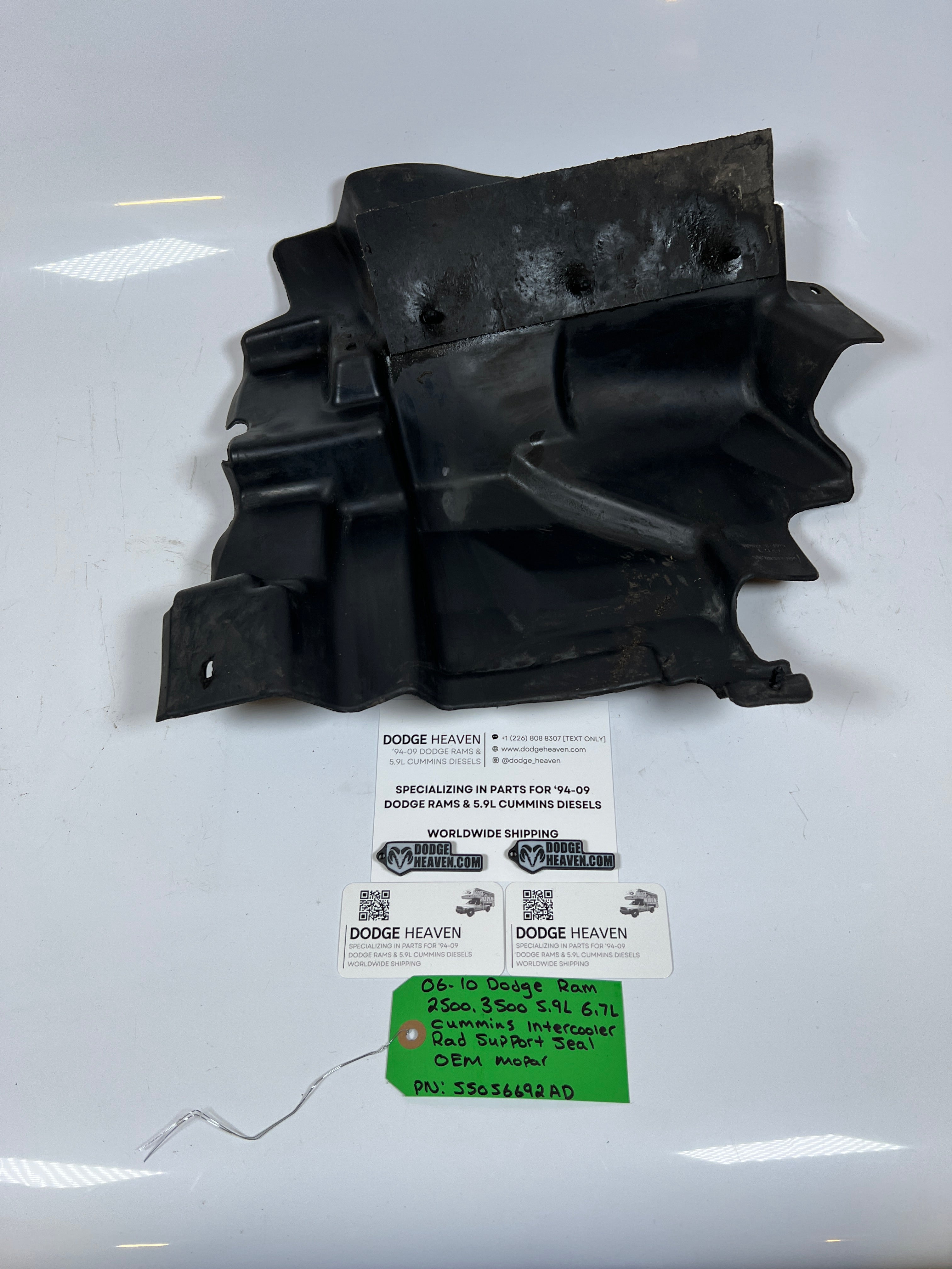 2006-2010 Dodge Ram 5.9L 6.7L Cummins Intercooler Rad Support Seal