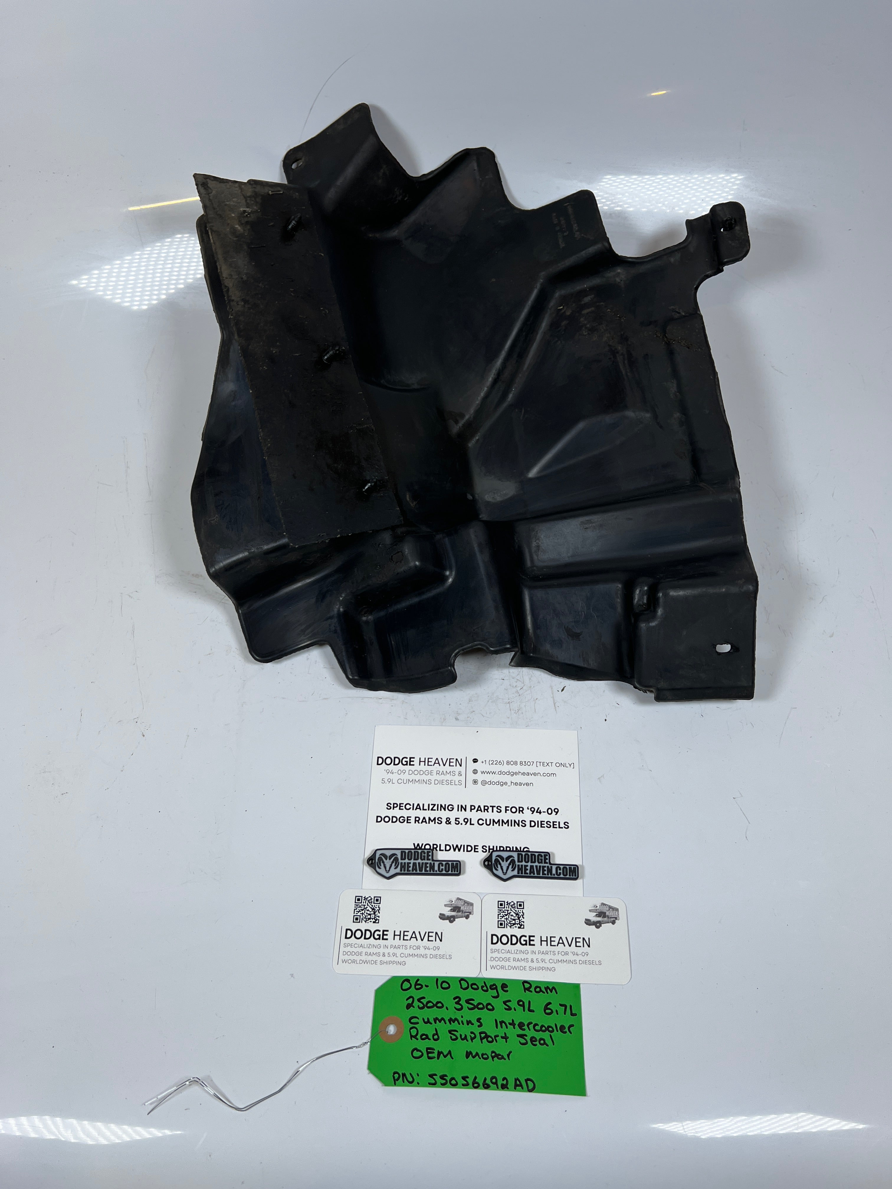 2006-2010 Dodge Ram 5.9L 6.7L Cummins Intercooler Rad Support Seal