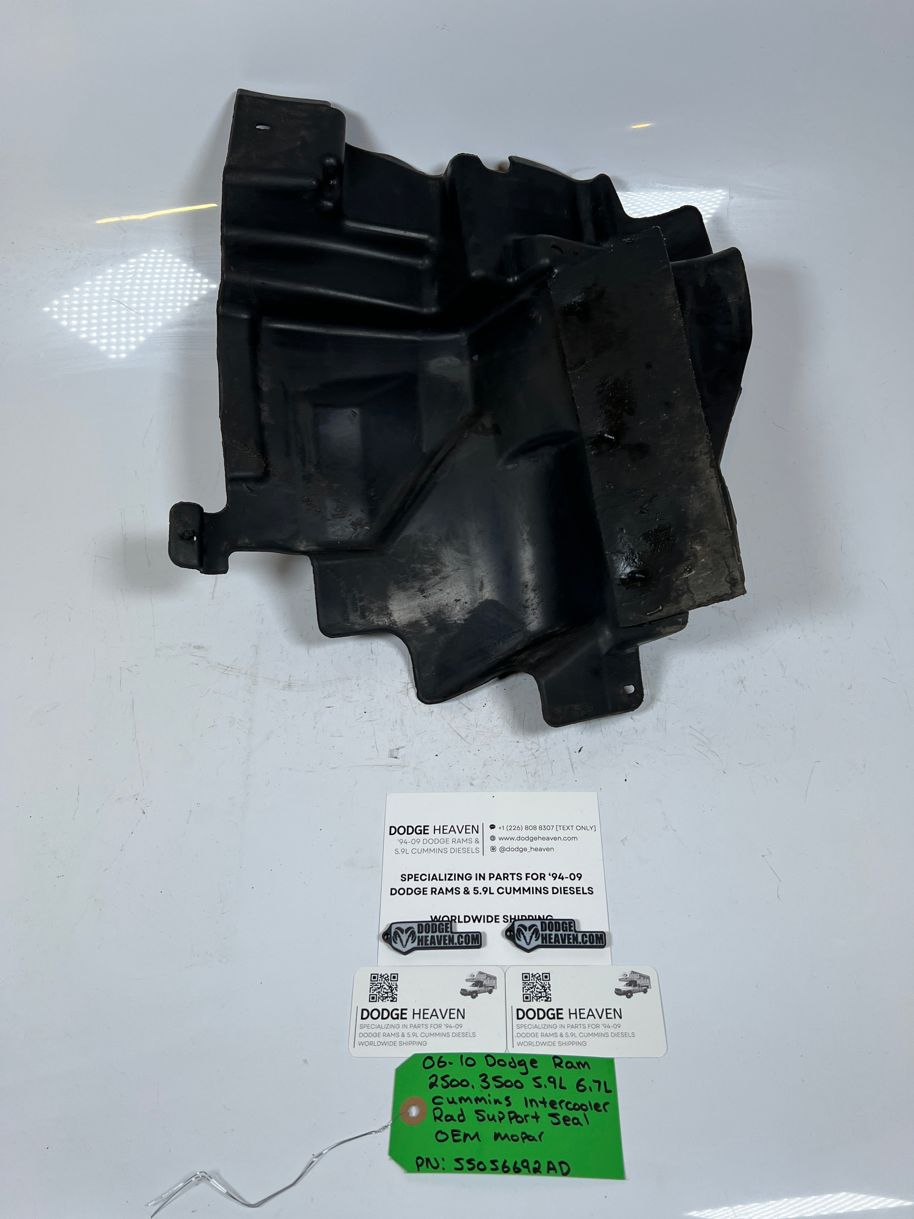 2006-2010 Dodge Ram 5.9L 6.7L Cummins Intercooler Rad Support Seal