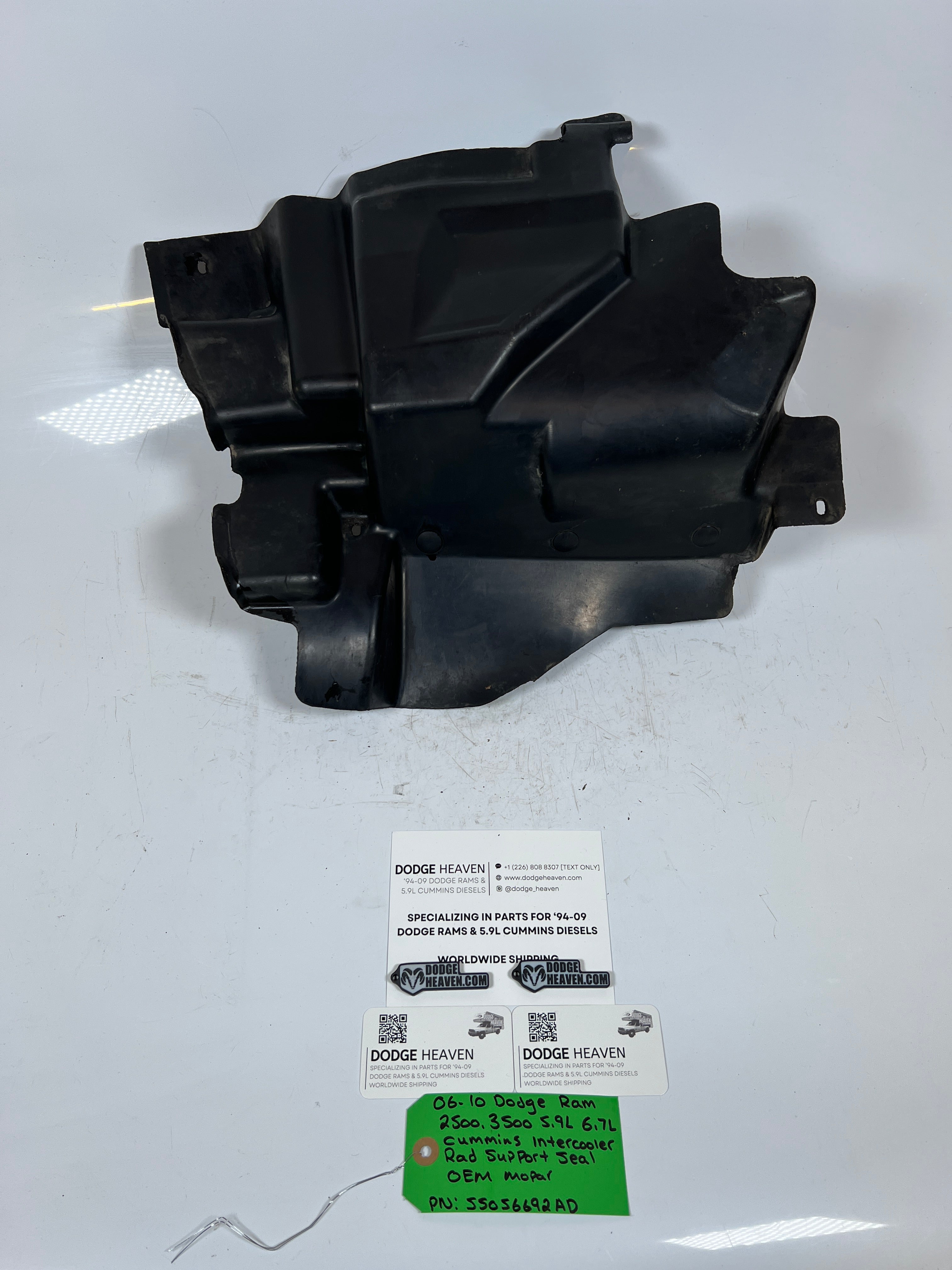 2006-2010 Dodge Ram 5.9L 6.7L Cummins Intercooler Rad Support Seal