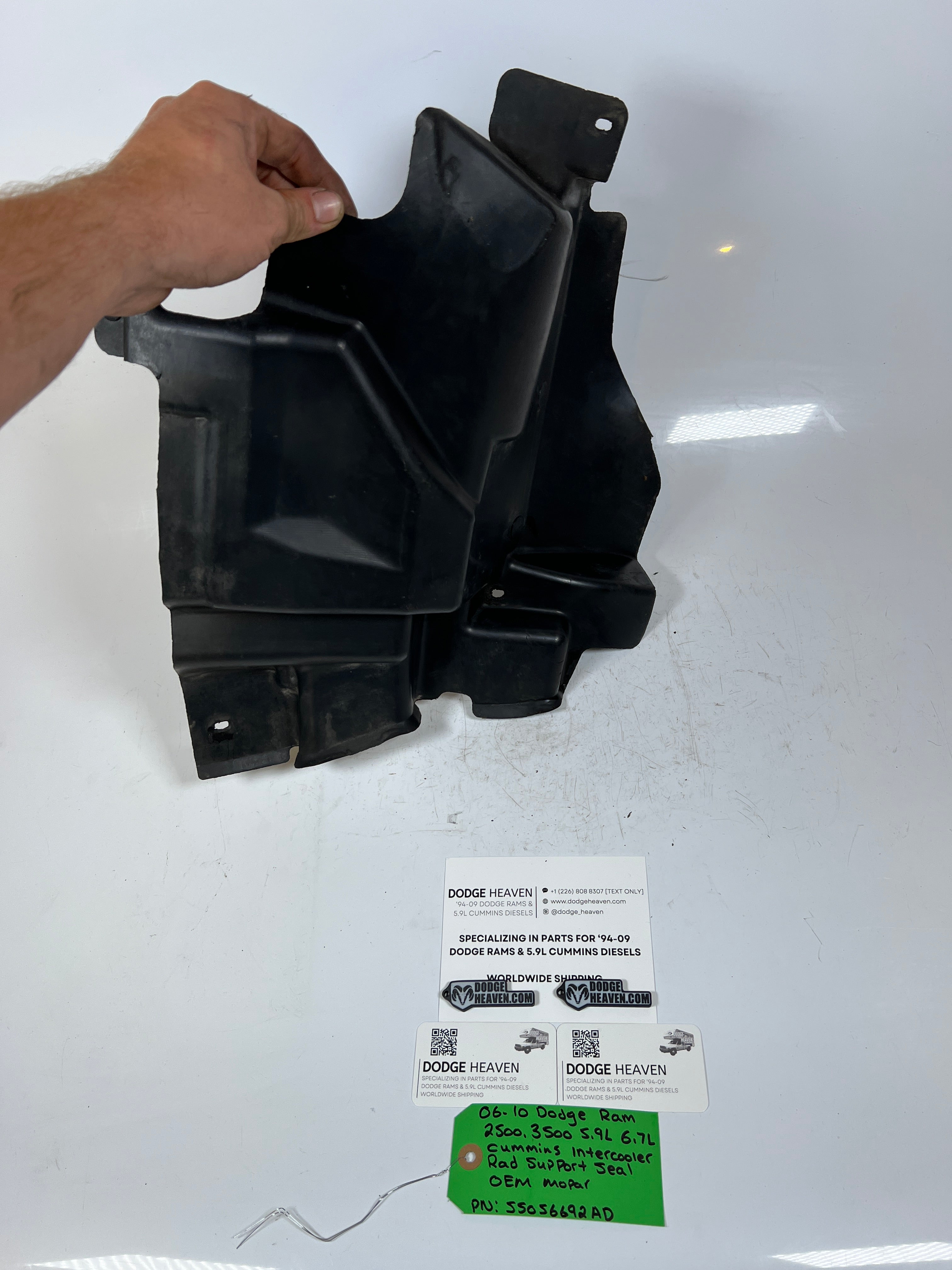 2006-2010 Dodge Ram 5.9L 6.7L Cummins Intercooler Rad Support Seal