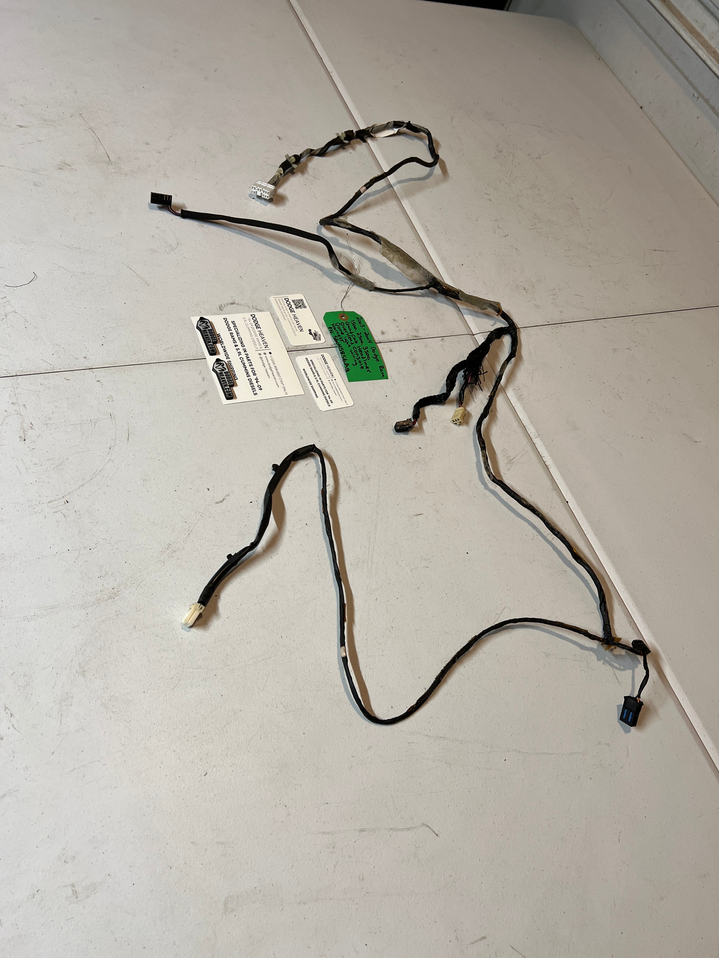 2003-2004 Dodge Ram Headliner Over Head Console Wiring Harness