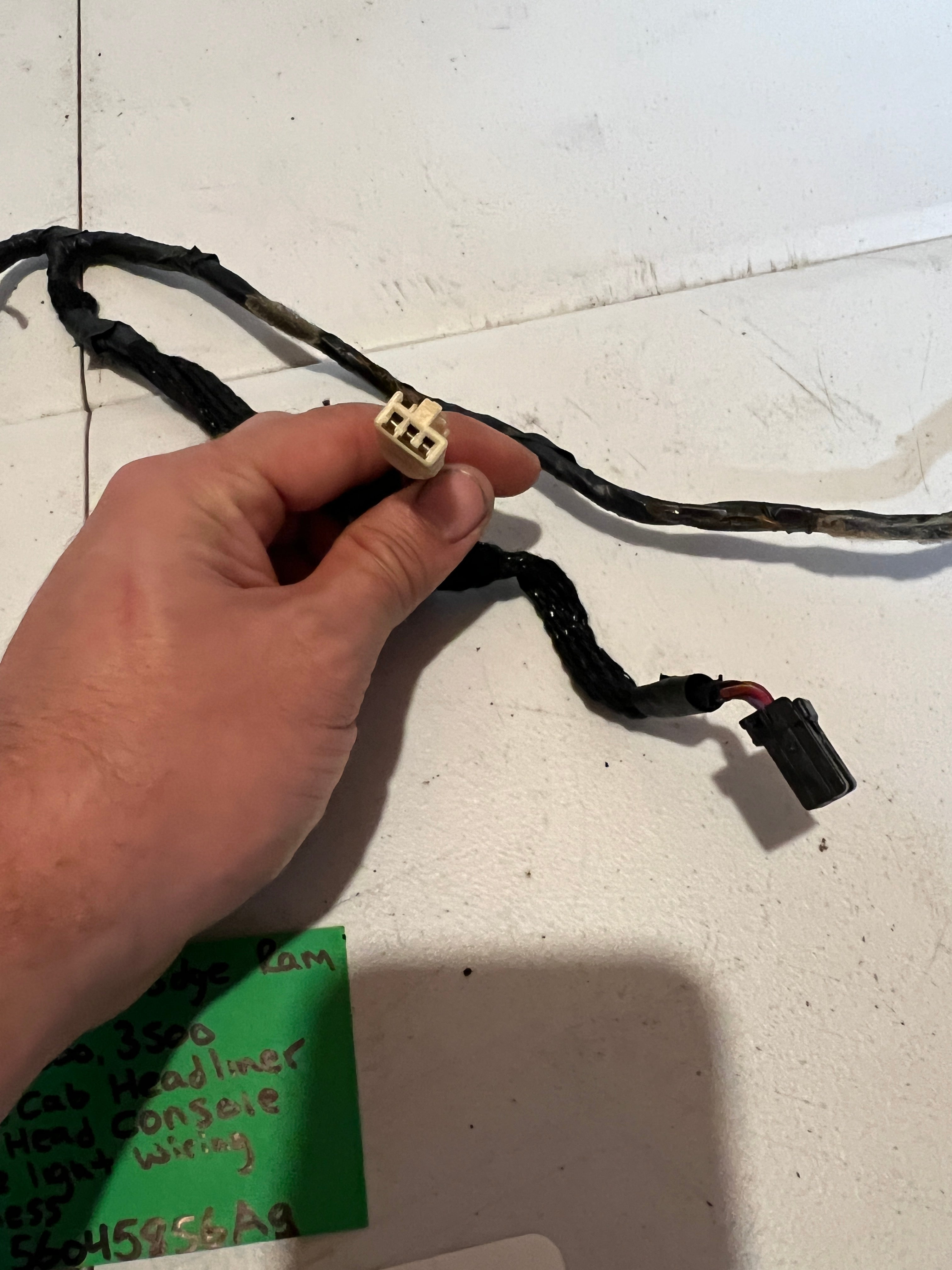 2003-2004 Dodge Ram Headliner Over Head Console Wiring Harness