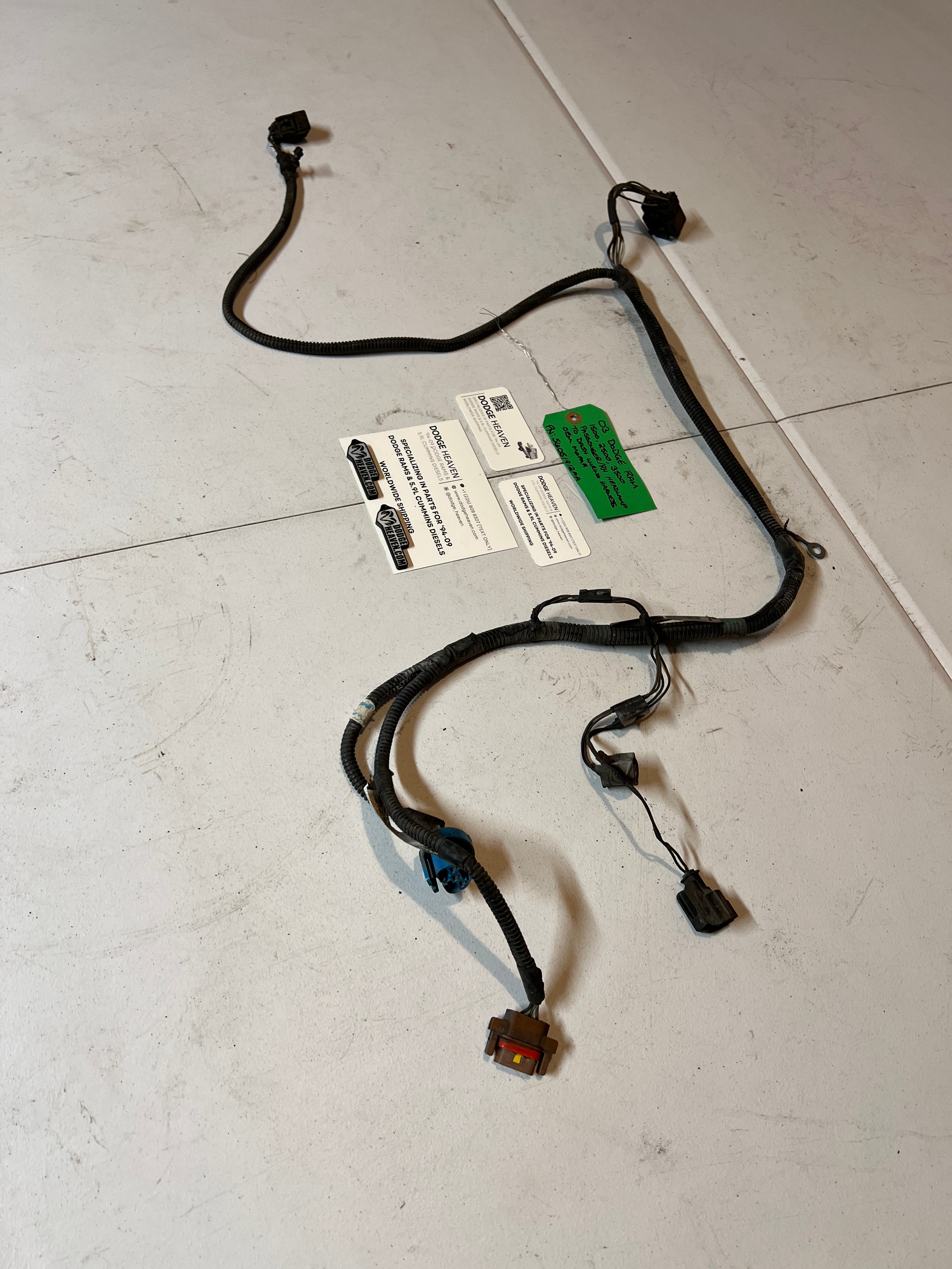 2003-2003 Dodge Ram Passenger Head Lamp / Light Wiring Harness