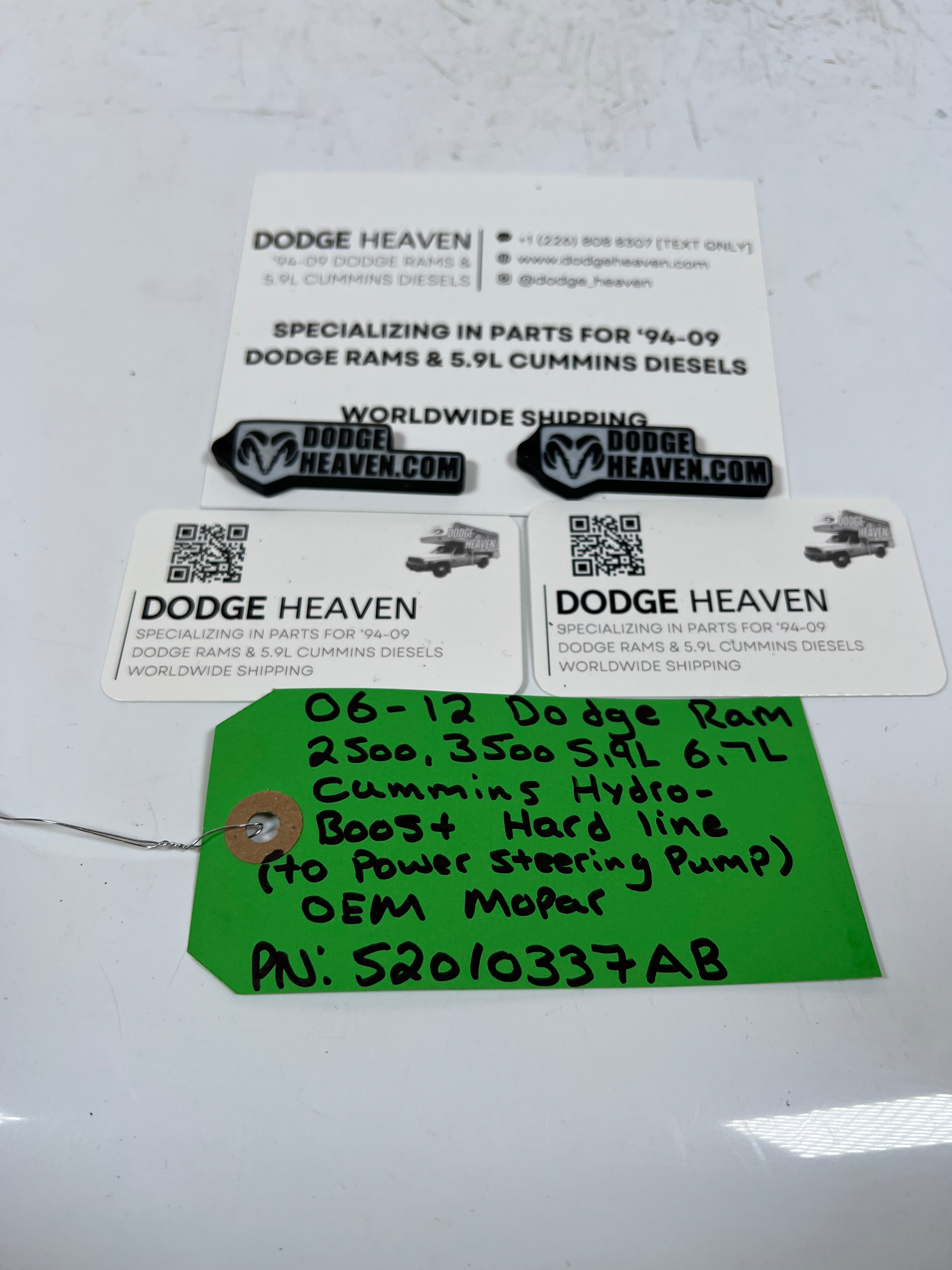 2006-2012 Dodge Ram 5.9L 6.7L Cummins Hydro-Boost Hard Line
