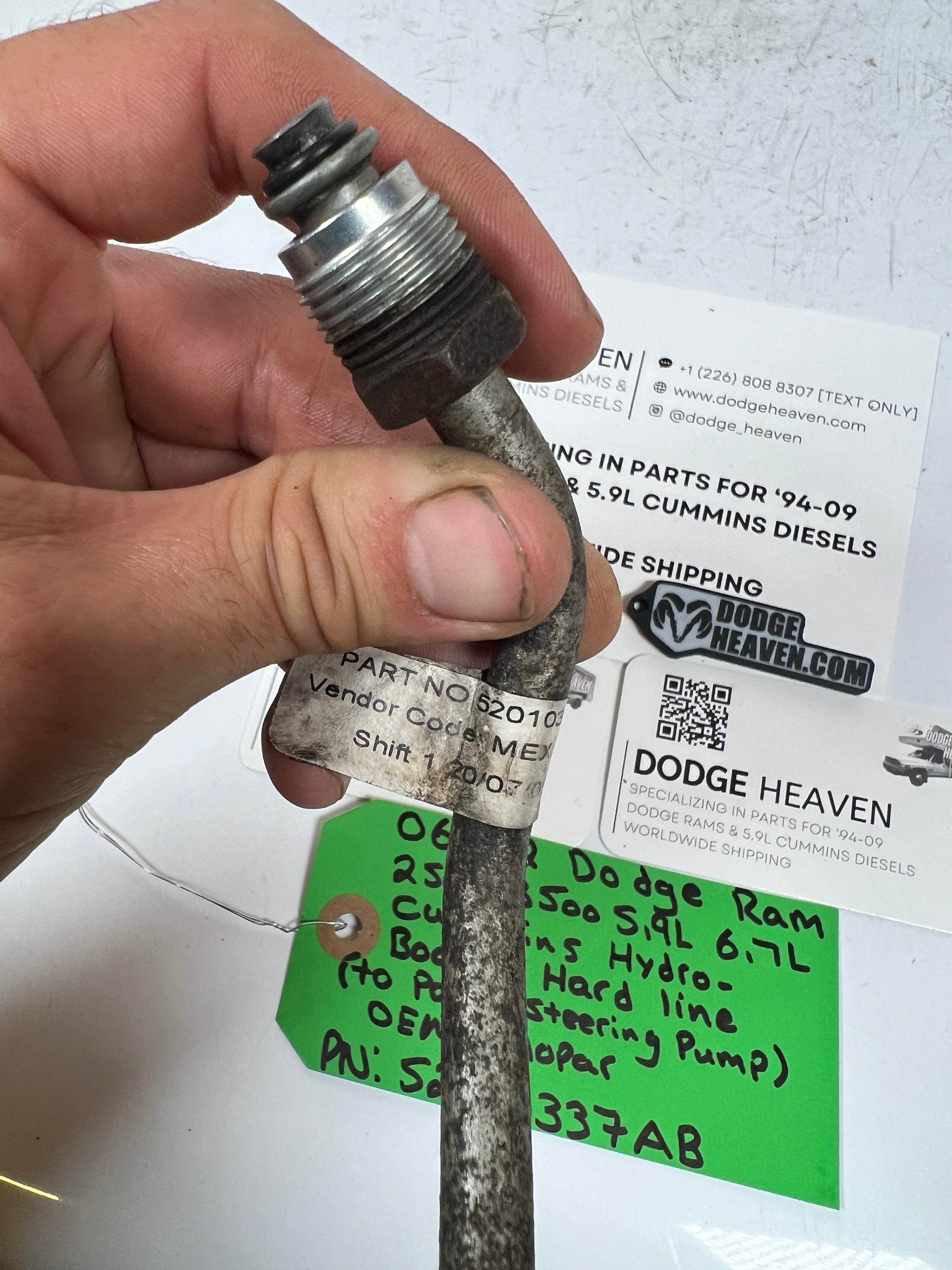 2006-2012 Dodge Ram 5.9L 6.7L Cummins Hydro-Boost Hard Line