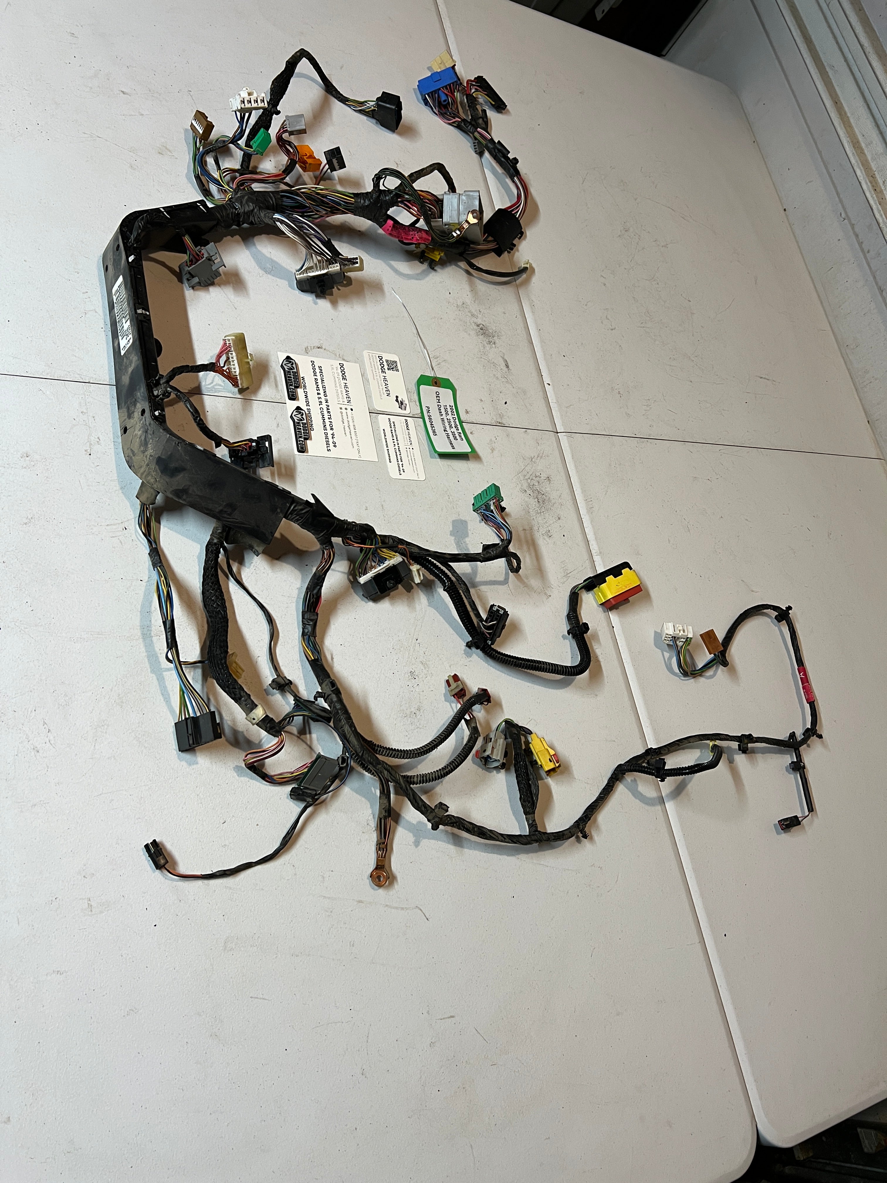 2002-2002 Dodge Ram 1500 2500 3500 Dash Wiring Harness