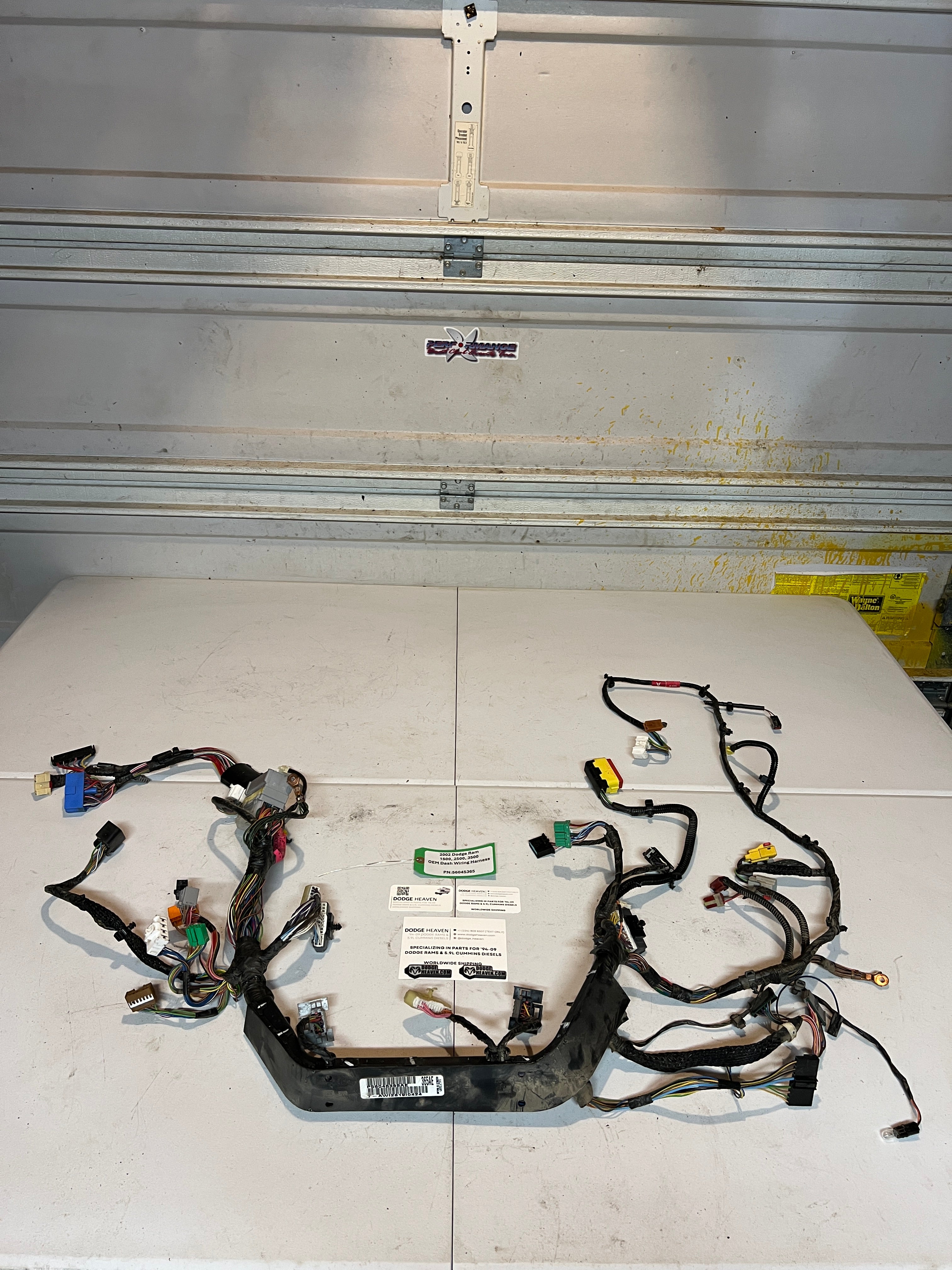 2002-2002 Dodge Ram 1500 2500 3500 Dash Wiring Harness