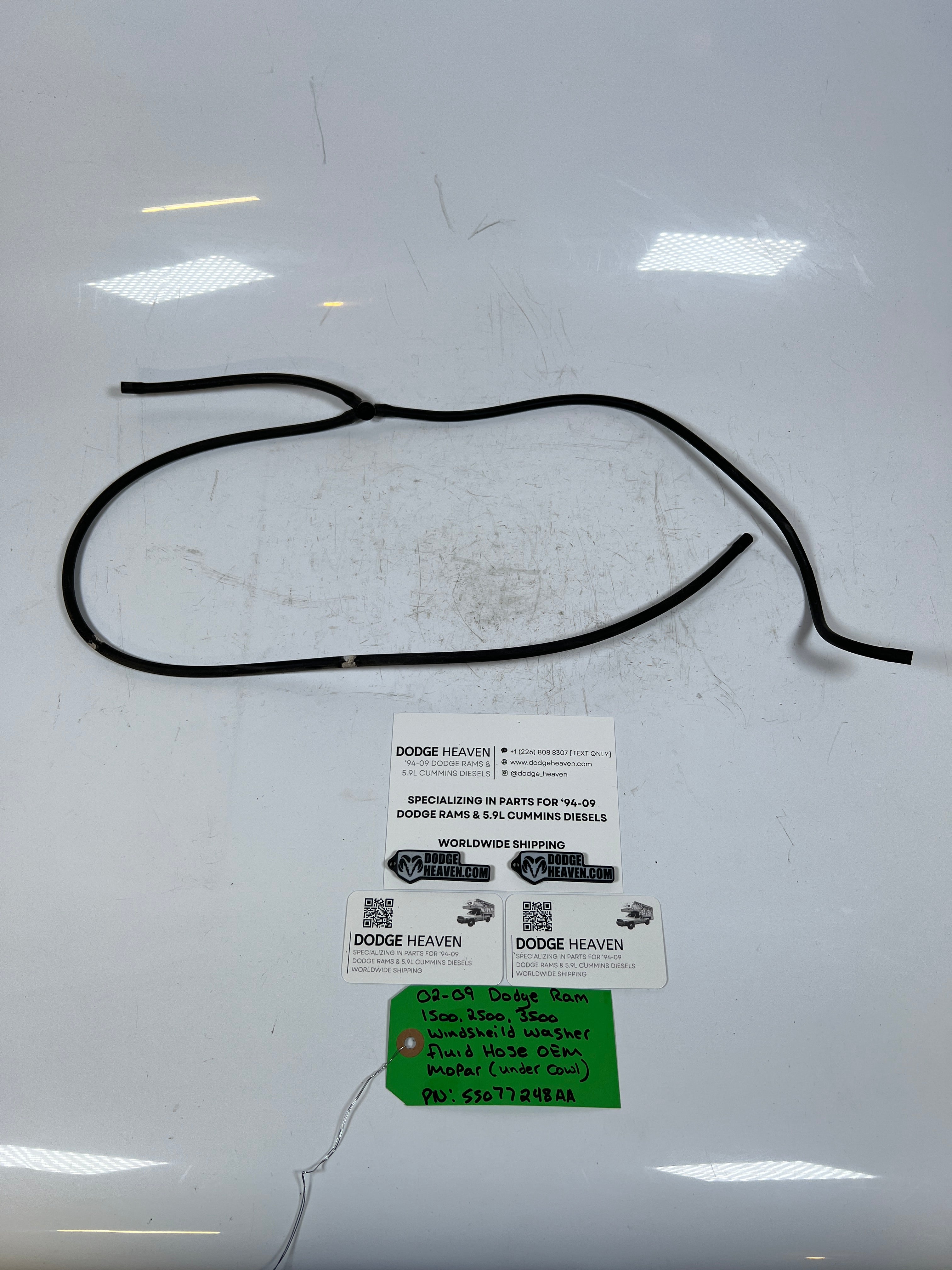 2002-2009 Dodge Ram 1500-3500 Windshield Washer Fluid Hose